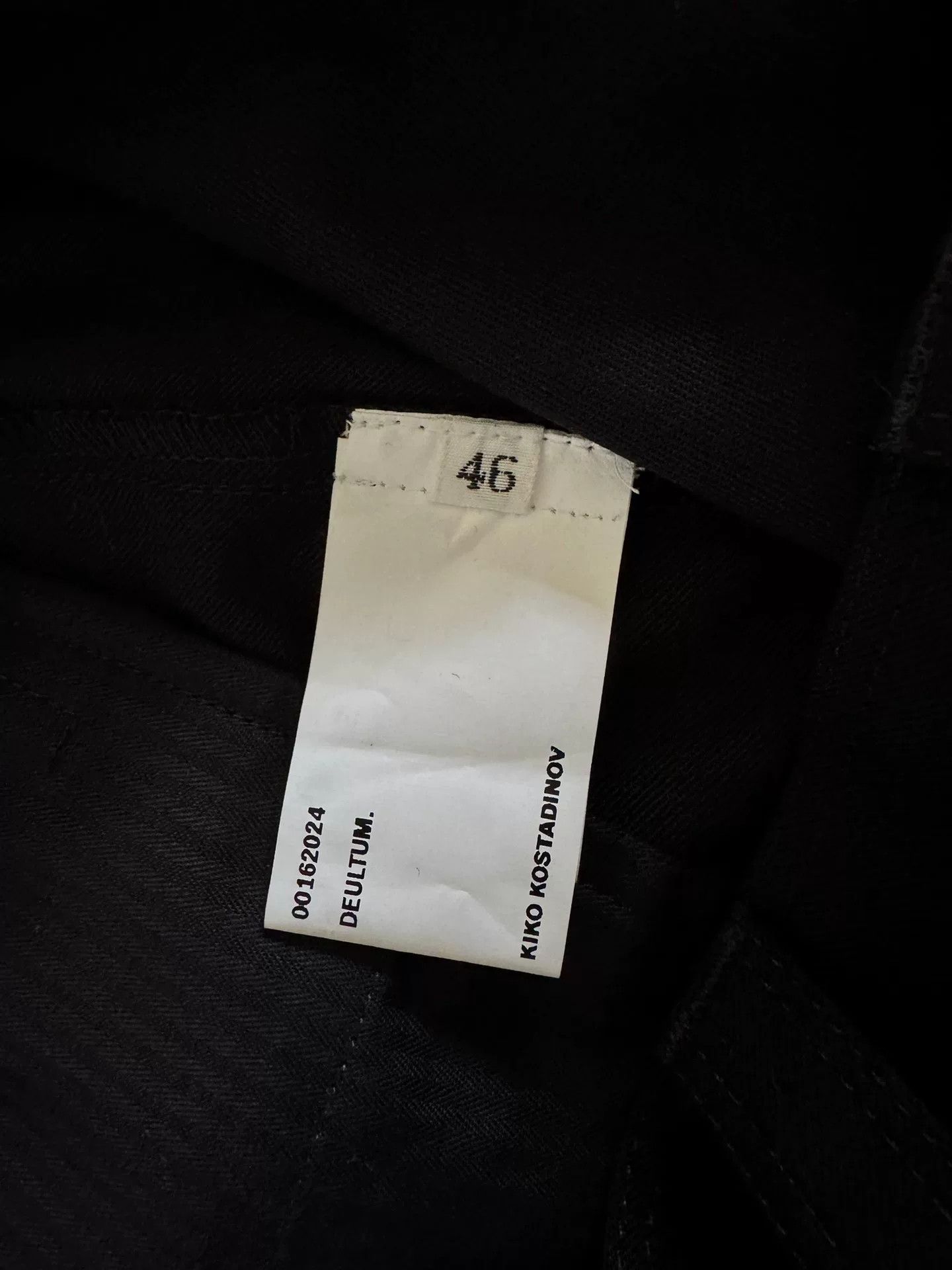 Kiko Kostadinov Kiko Kostadinov Black Casual Pants Size US 32 / EU 48 - 6 Thumbnail