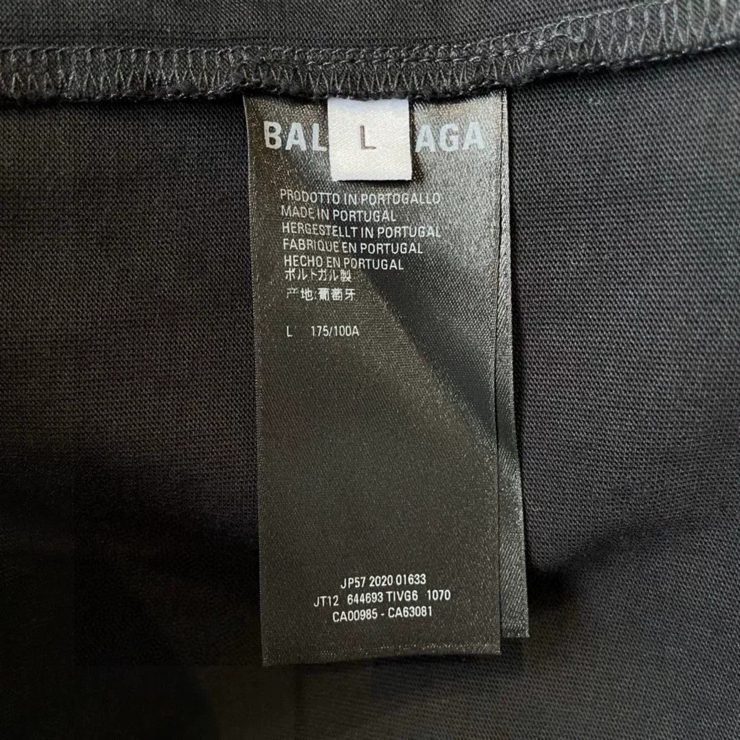 Balenciaga Balenciaga Black Short Sleeve Top Size US L / EU 52-54 / 3 - 4 Thumbnail