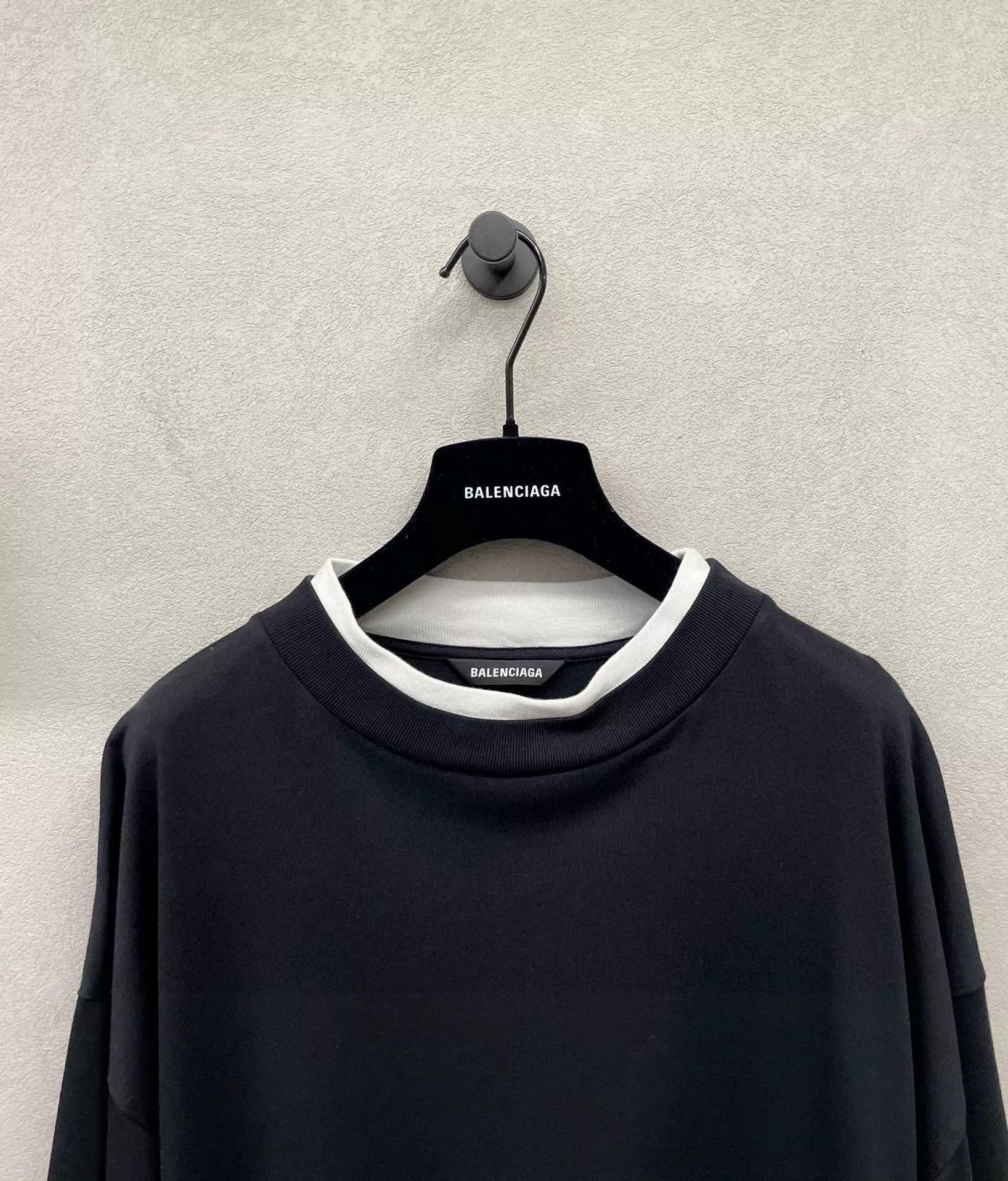 Balenciaga Balenciaga Black Short Sleeve Top Size US L / EU 52-54 / 3 - 2 Thumbnail