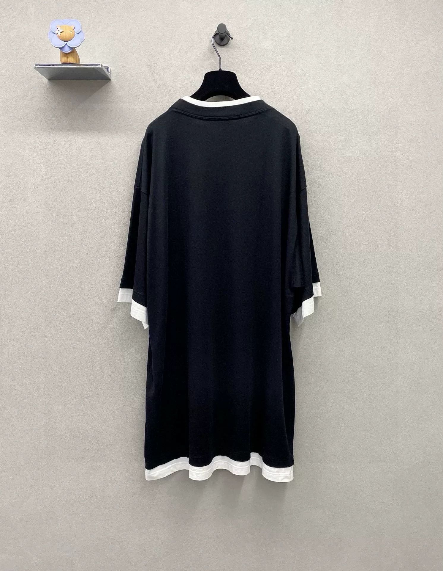 Balenciaga Balenciaga Black Short Sleeve Top Size US L / EU 52-54 / 3 - 3 Thumbnail