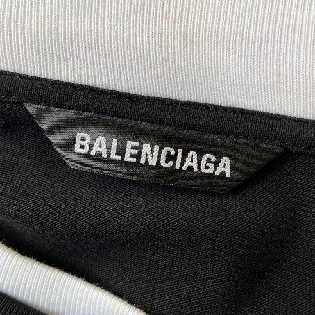 Balenciaga Balenciaga Black Short Sleeve Top Size US L / EU 52-54 / 3 - 5 Thumbnail