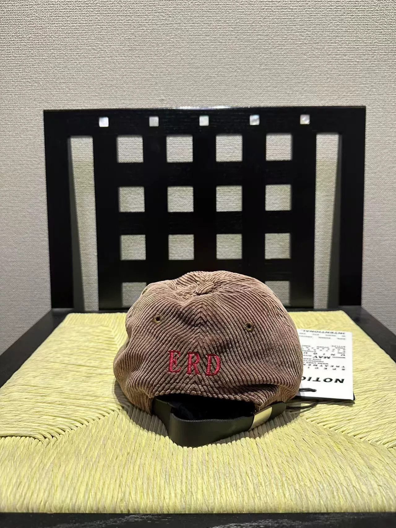 Vintage Erd24 Corduroy Logo Baseball Cap Size ONE SIZE - 3 Thumbnail