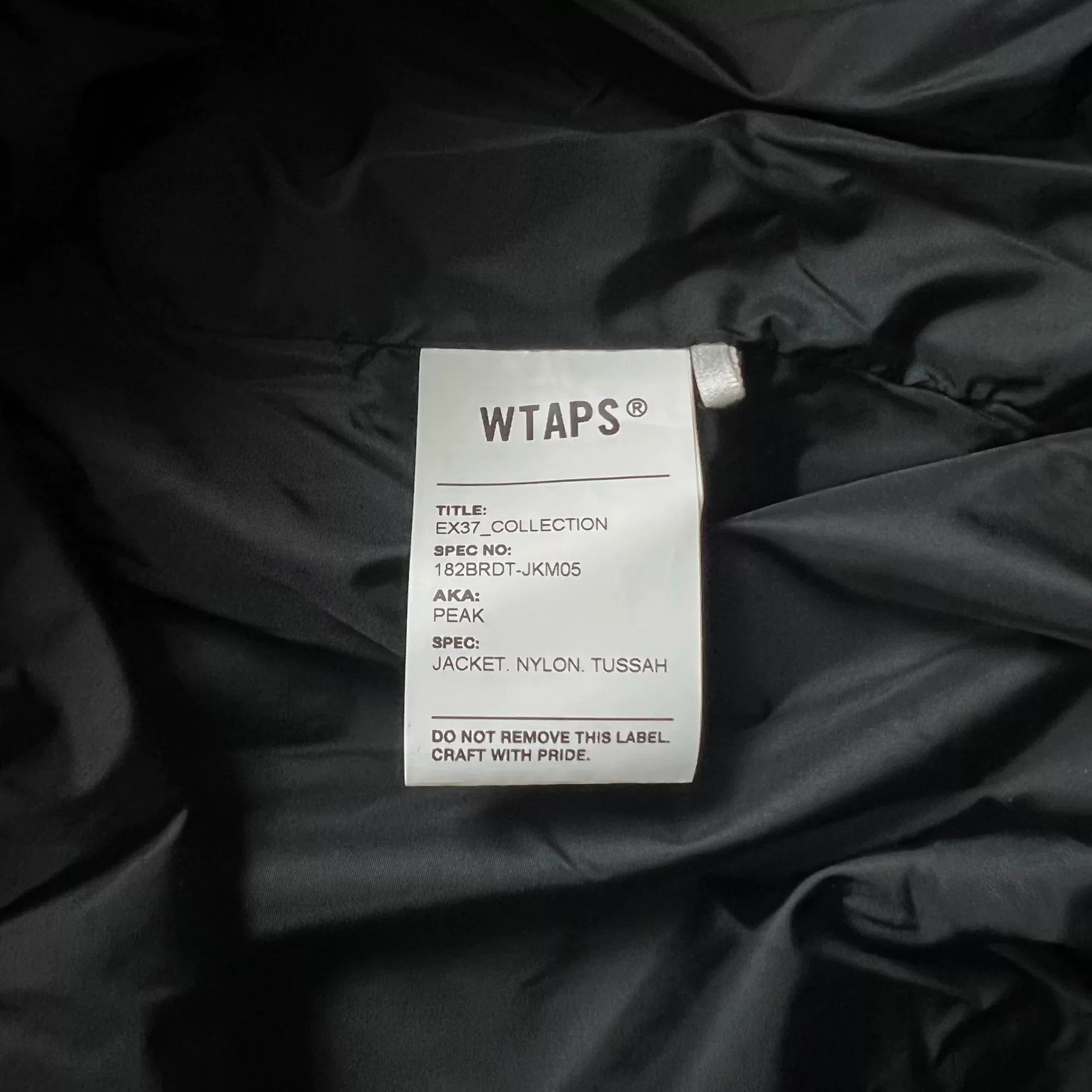 Wtaps WTAPS 18aw PEAK Waterproof Jacket Size US M / EU 48-50 / 2 - 4 Thumbnail