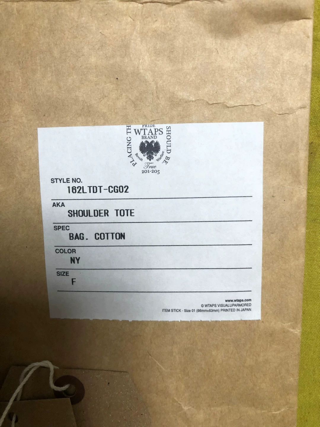 Wtaps WTAPS 162LTDT-CG02 16AW Bag Size ONE SIZE - 3 Thumbnail