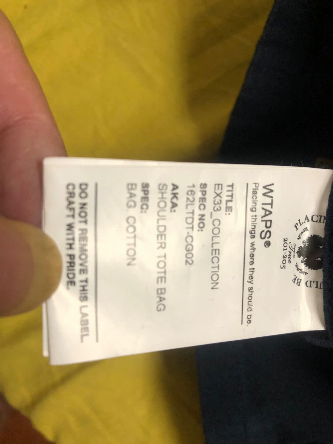 Wtaps WTAPS 162LTDT-CG02 16AW Bag Size ONE SIZE - 5 Thumbnail