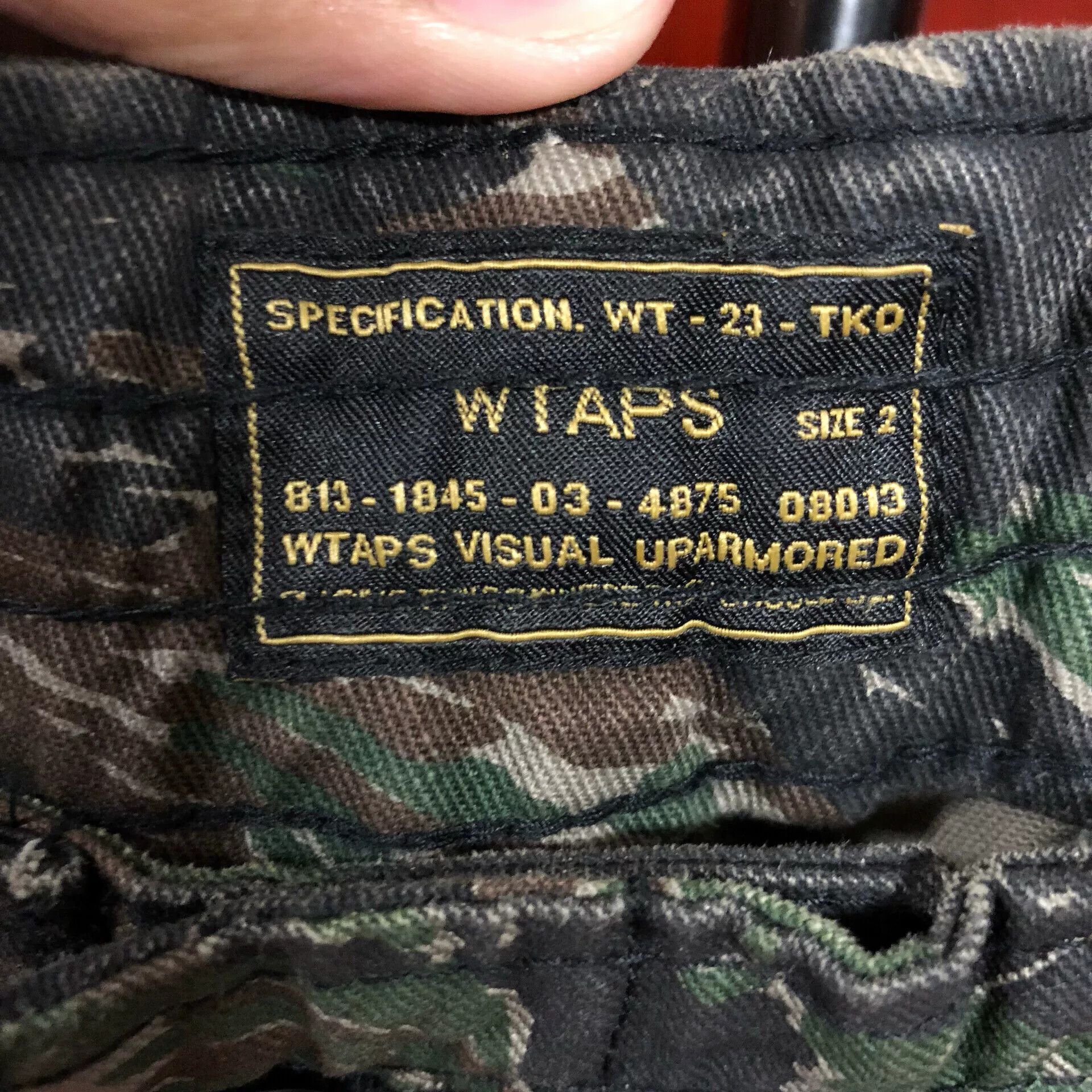 Wtaps Wtaps 17SS JUNGLE Tiger Stripe Shorts Size US 32 / EU 48 - 3 Thumbnail