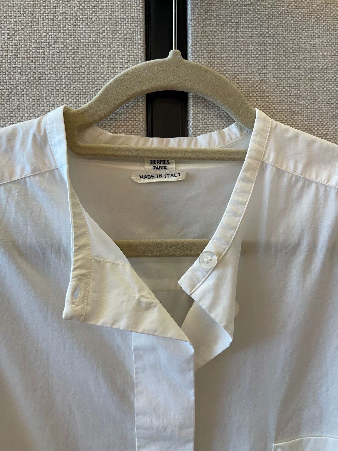 Hermes Hermes White Long Sleeve Shirt Size 34 Size US S / EU 44-46 / 1 - 2 Thumbnail