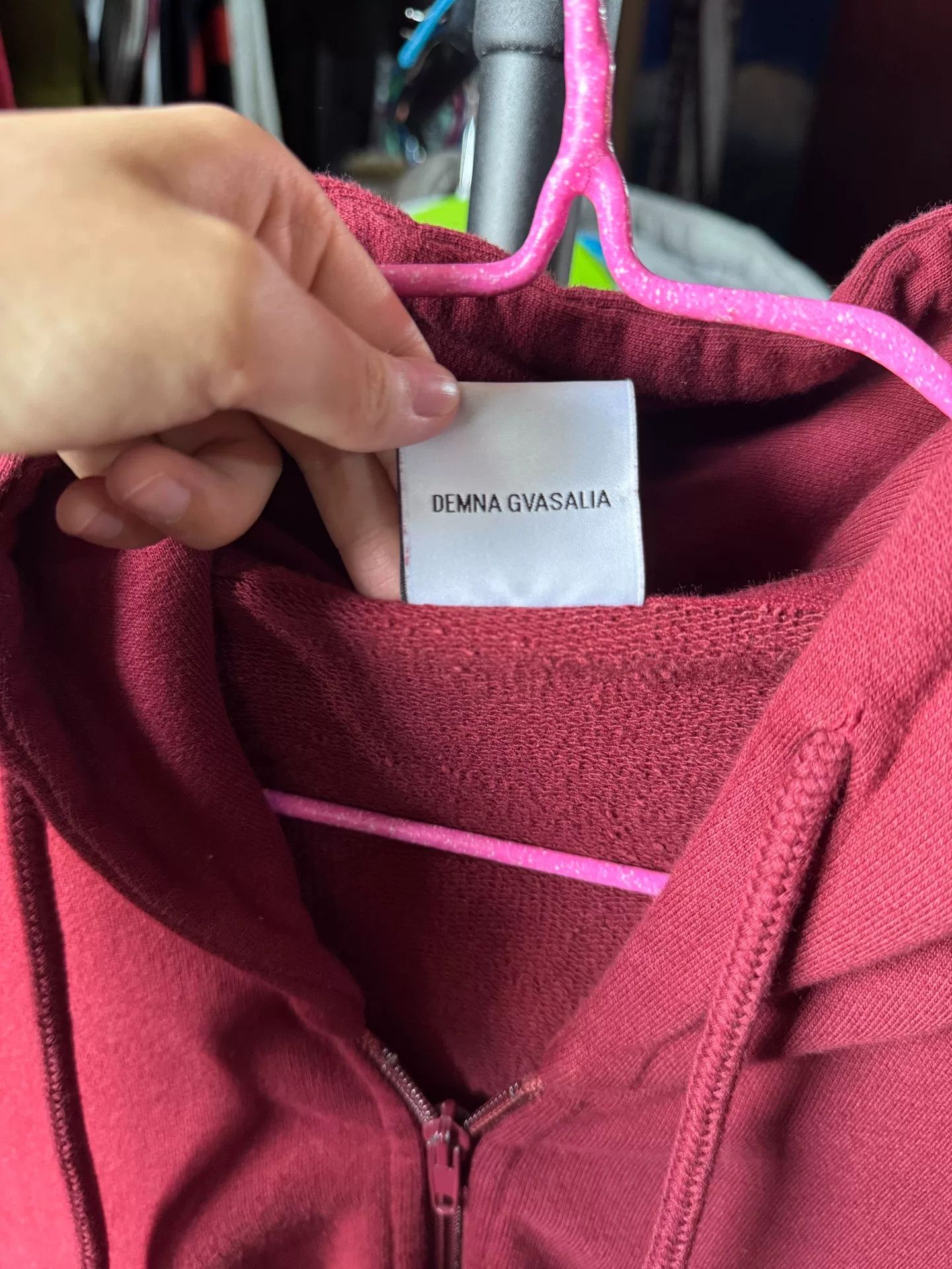 Vetements Vetements Red Hooded Sweatshirt Size US S / EU 44-46 / 1 - 4 Thumbnail