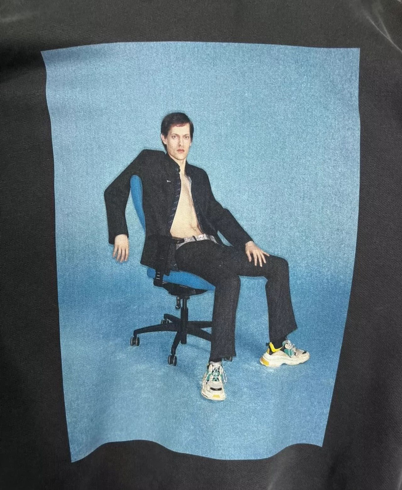 Balenciaga Balenciaga Washed Portrait Hoodie S Size US S / EU 44-46 / 1 - 3 Thumbnail
