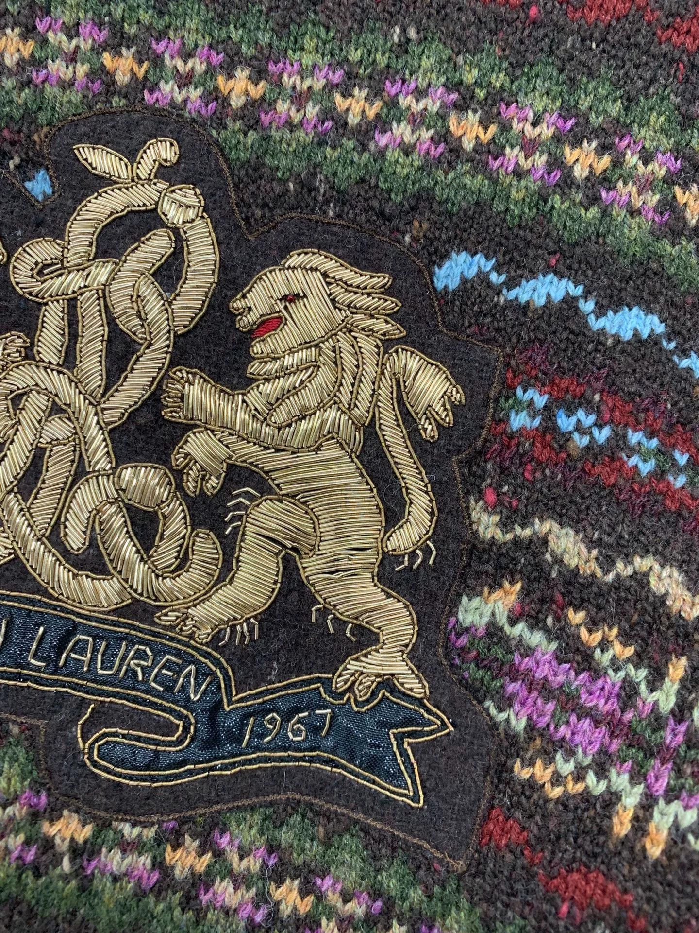 Ralph Lauren Ralph Lauren Embroidered Lion Sweater M Size US M / EU 48-50 / 2 - 4 Thumbnail