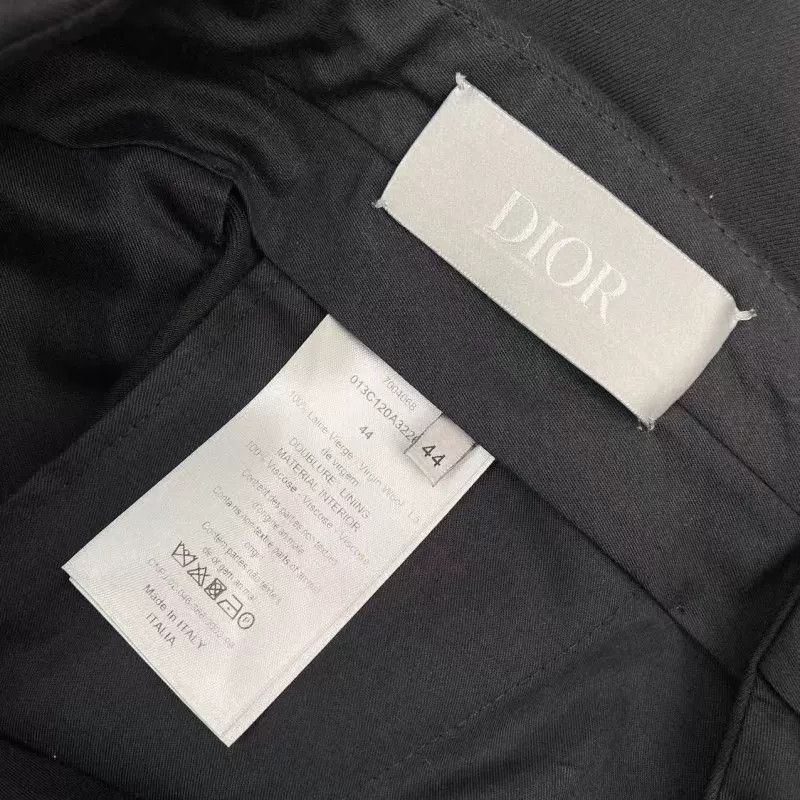 Dior Dior Wool Black Suit Pants 44 Size US 44 / EU 60 - 4 Thumbnail