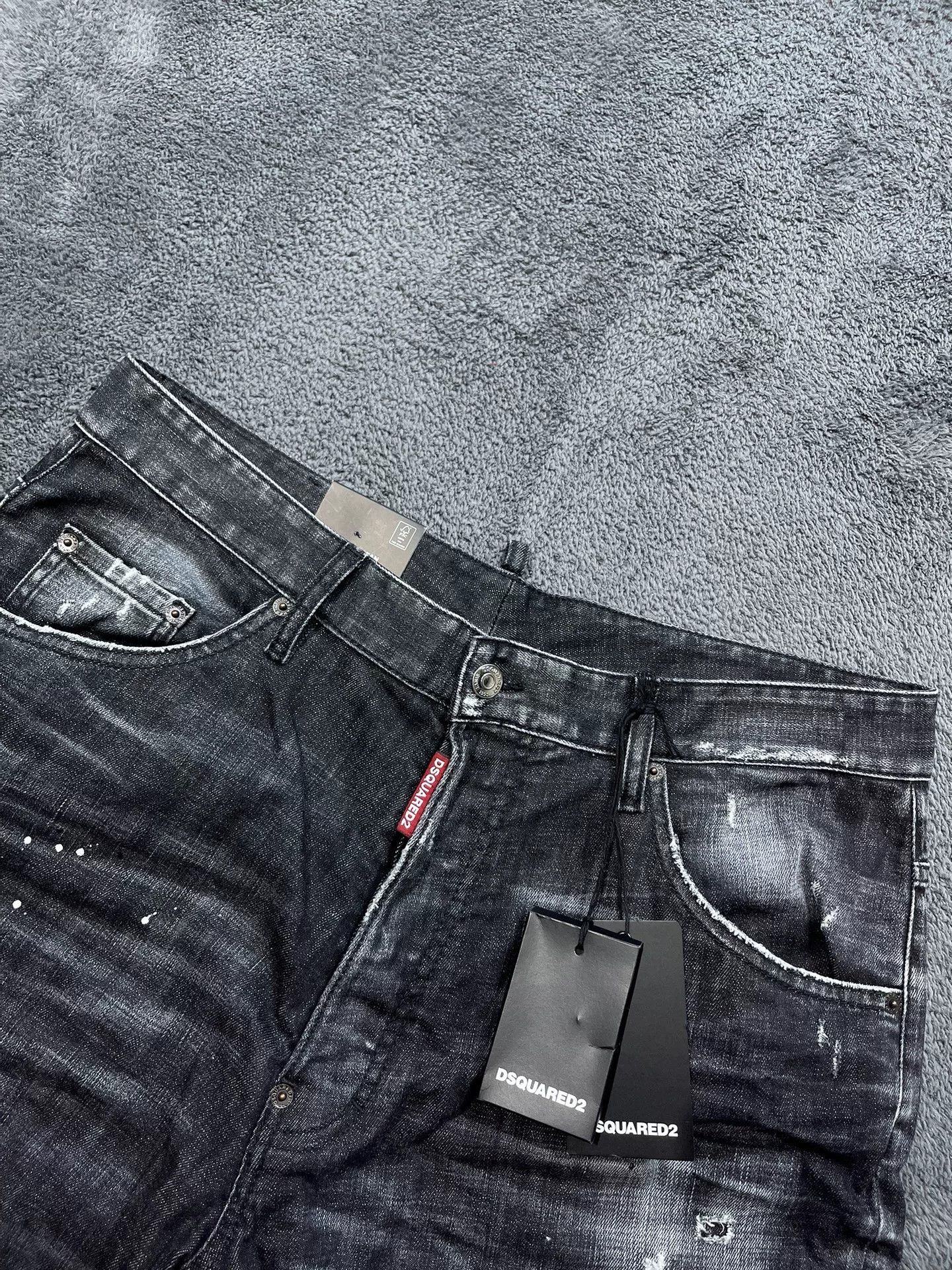Dsquared2 Dsquared2 Combat Black Cropped Jeans Size US 44 / EU 60 - 3 Thumbnail