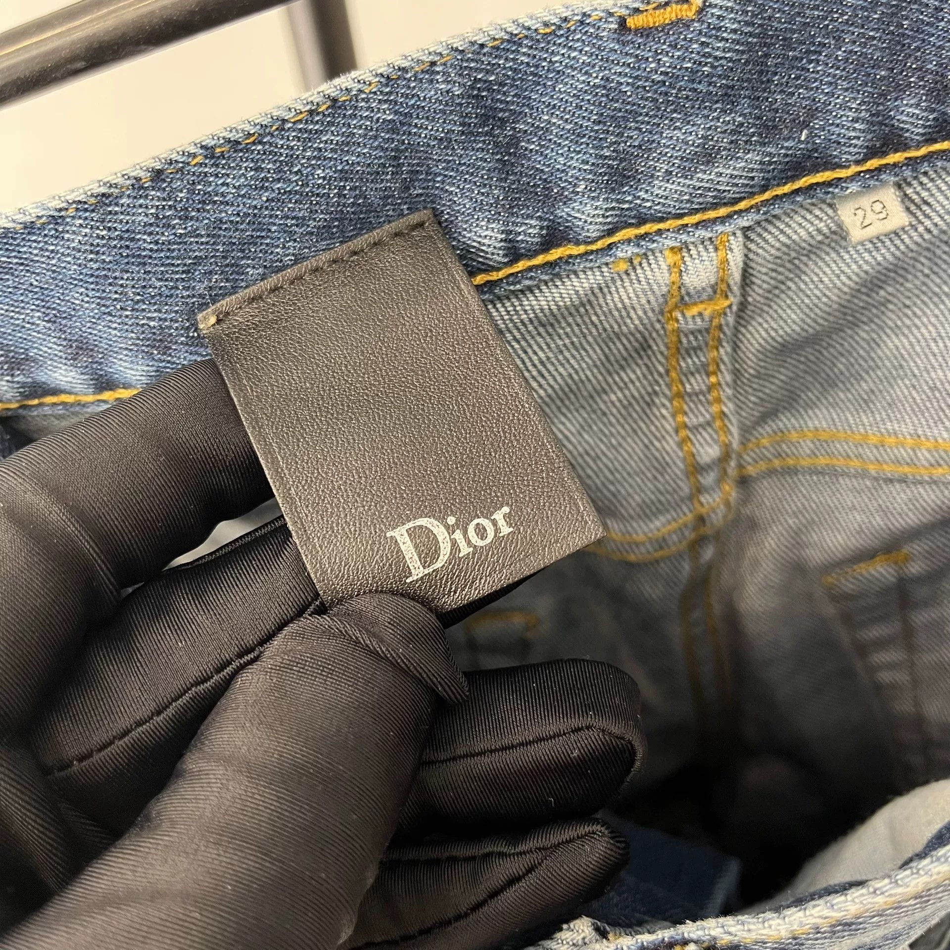 Dior Dior Classic Washed Blue Slim Jeans Size US 29 - 3 Thumbnail