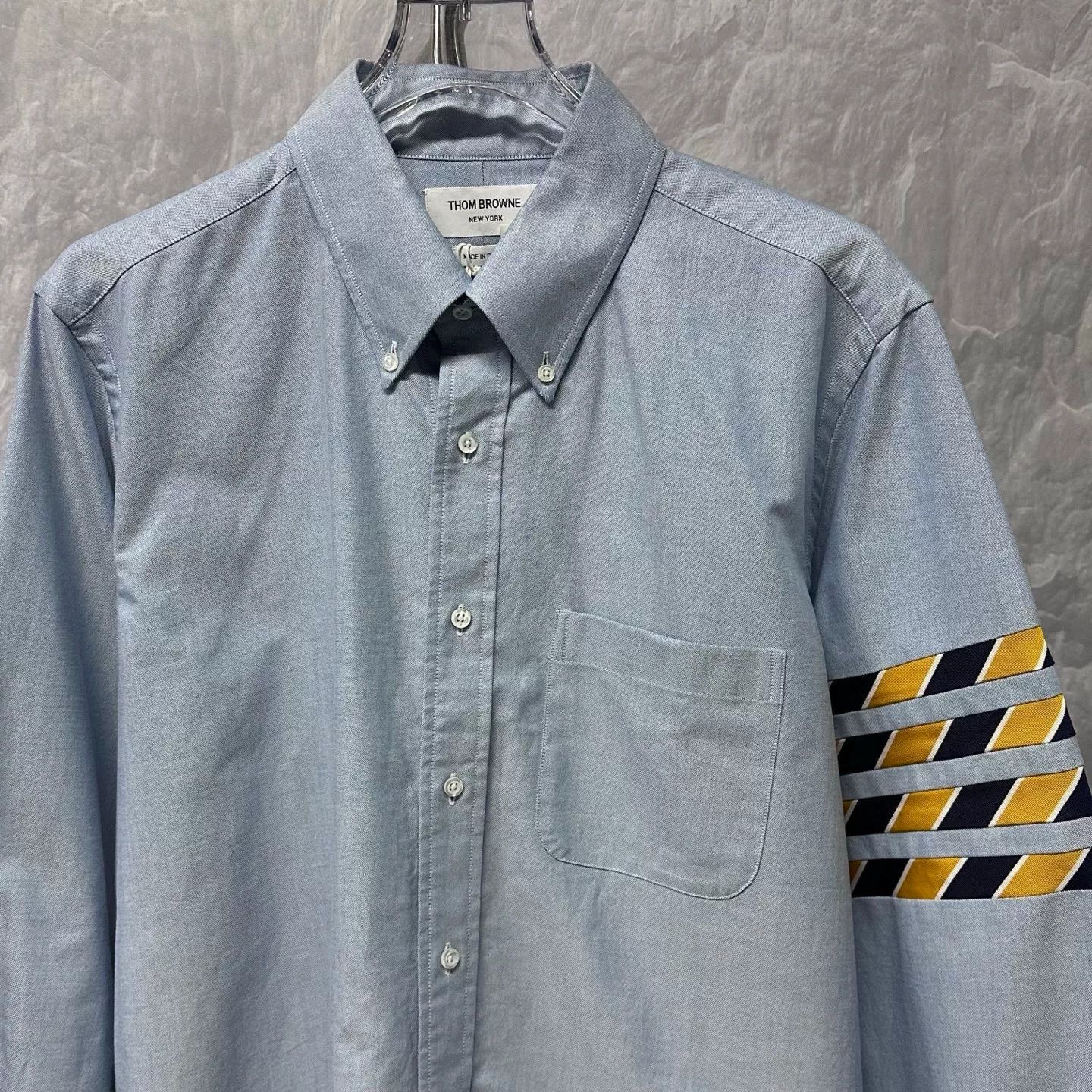 Thom Browne Thom Browne Striped Long Sleeve Shirt Size US M / EU 48-50 / 2 - 2 Thumbnail