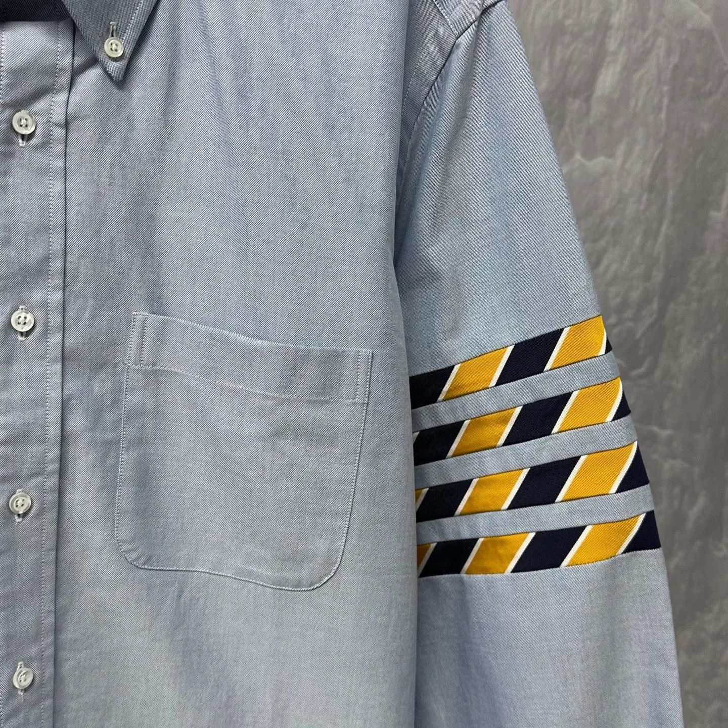 Thom Browne Thom Browne Striped Long Sleeve Shirt Size US M / EU 48-50 / 2 - 3 Thumbnail