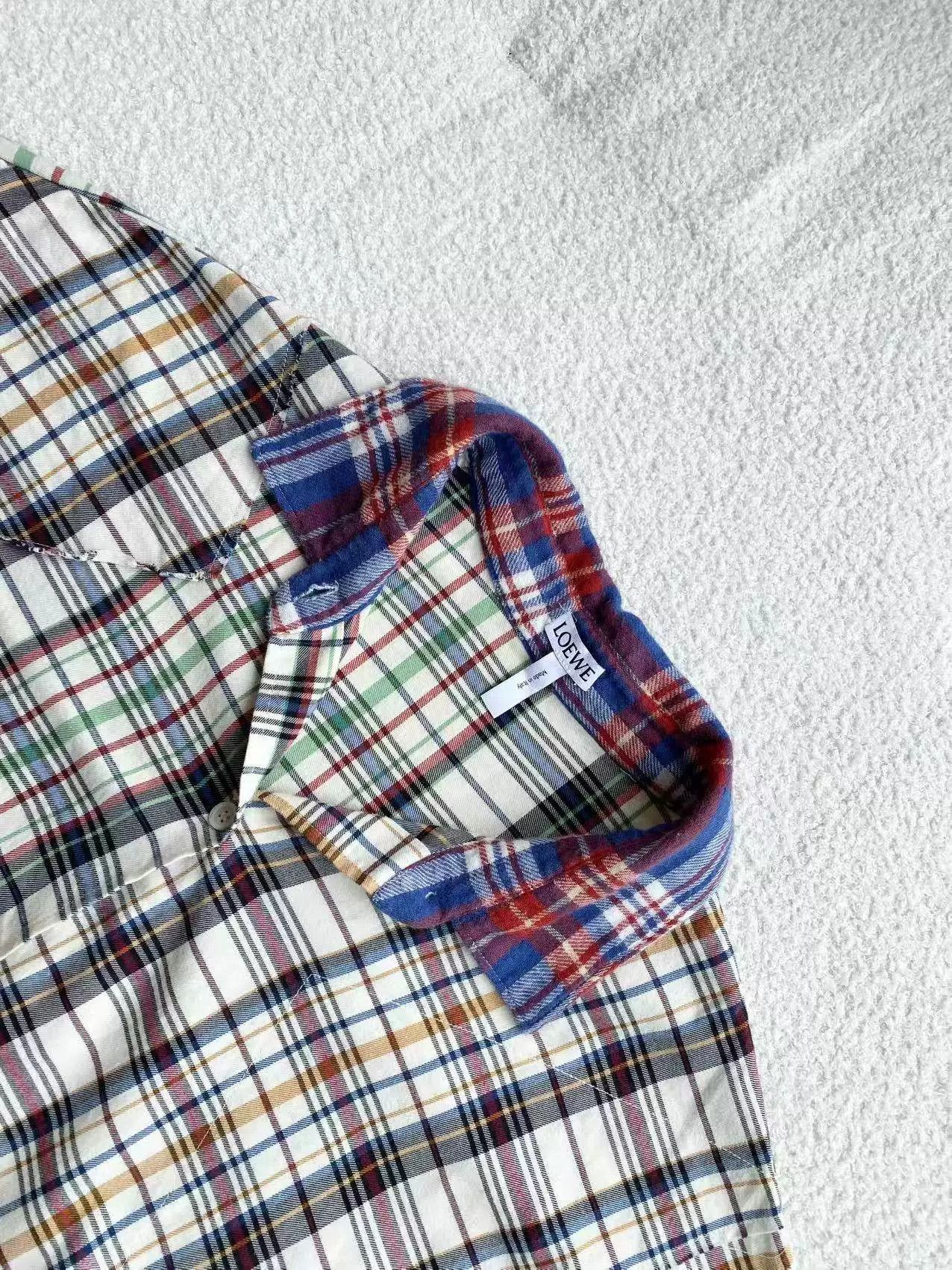Loewe Loewe Colorful Plaid Shirt Long Coat Size US M / EU 48-50 / 2 - 4 Thumbnail