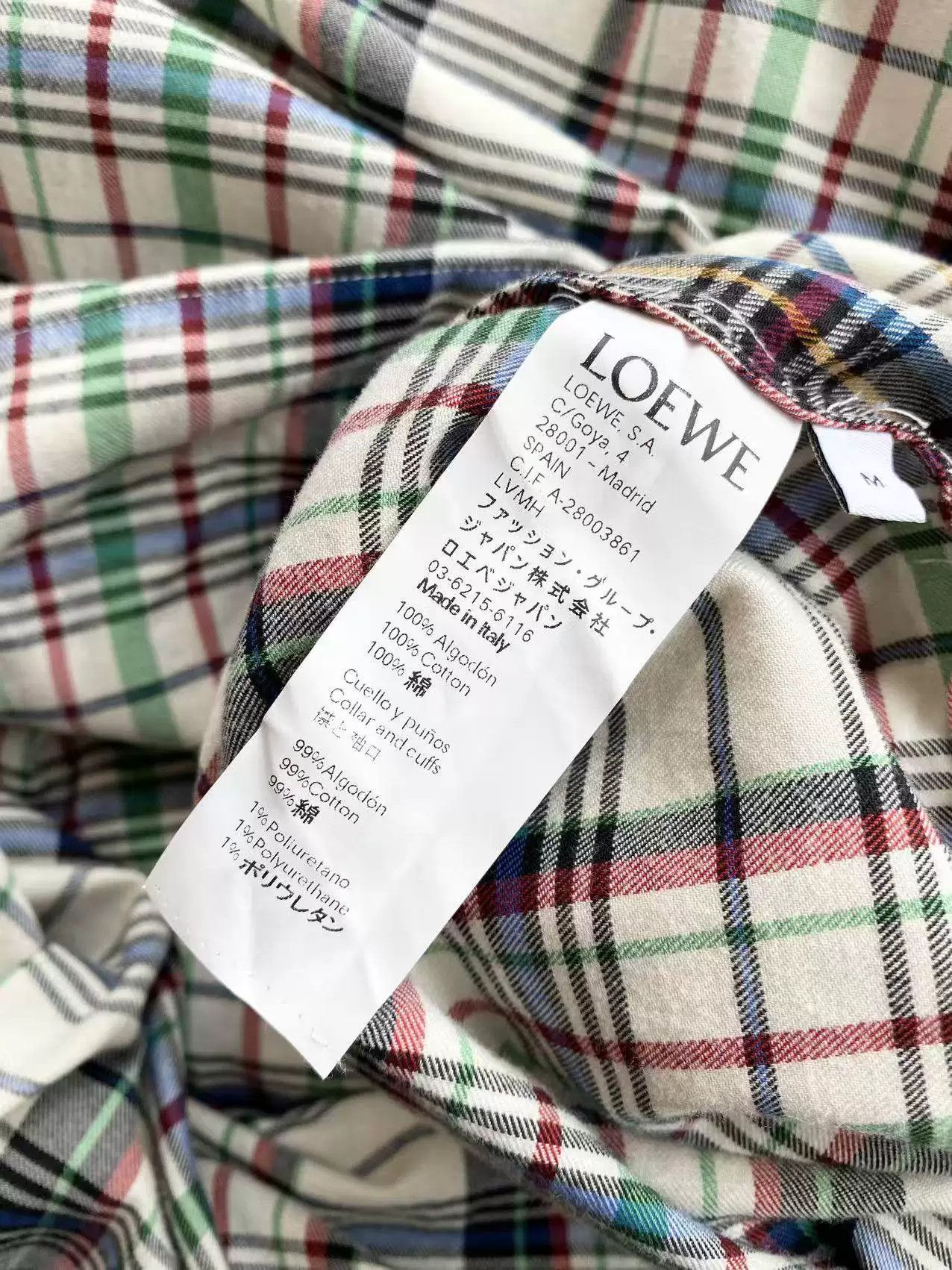 Loewe Loewe Colorful Plaid Shirt Long Coat Size US M / EU 48-50 / 2 - 5 Thumbnail