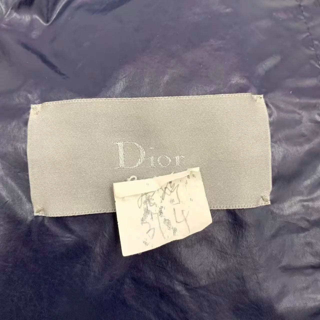 Dior Dior Navy Hooded Down Jacket Size US XL / EU 56 / 4 - 5 Thumbnail