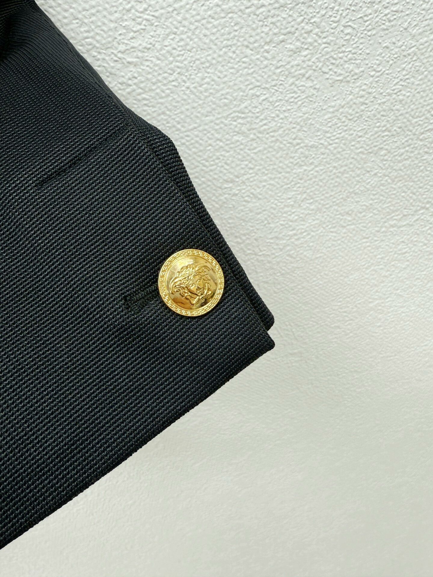 Versace VERSACE Leather Trim Casual Blazer Size US L / EU 52-54 / 3 - 4 Thumbnail
