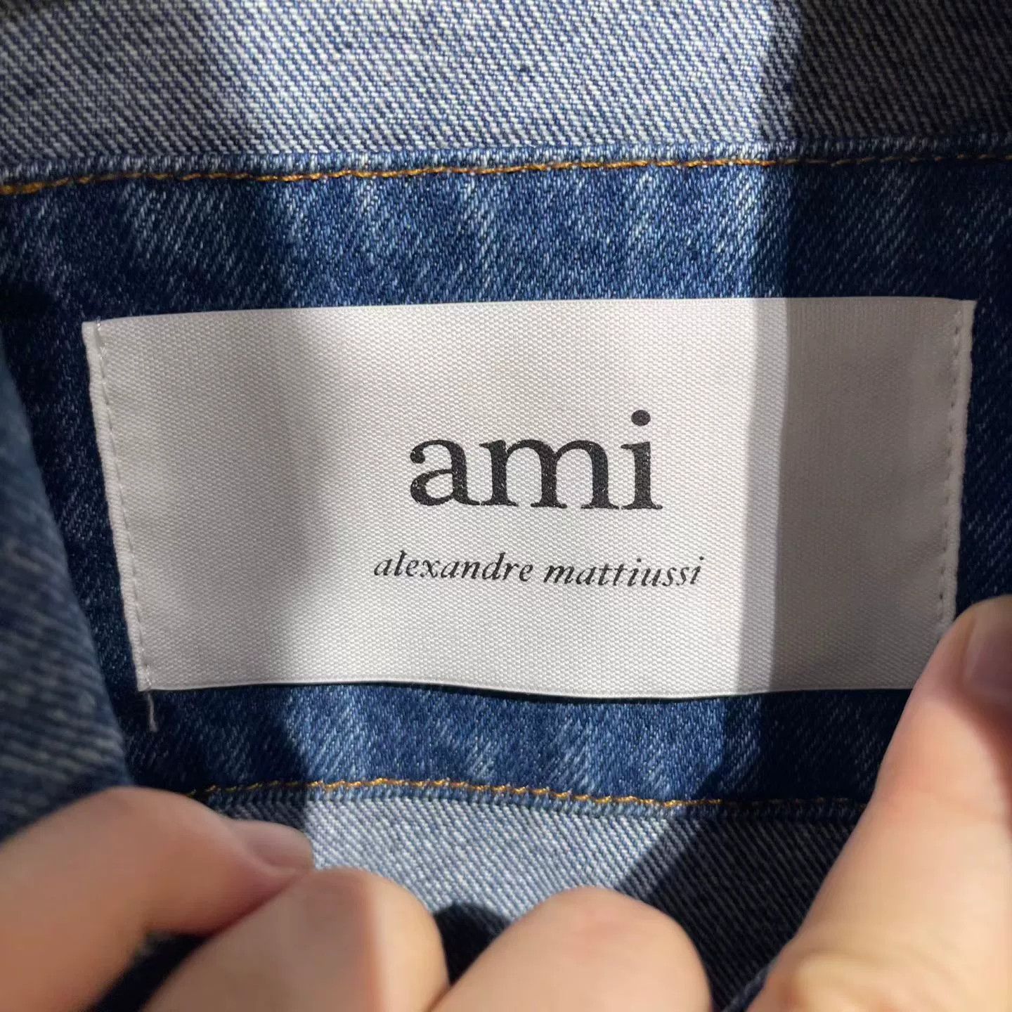 AMI AMI PARIS Washed Blue Denim Jacket Size US XL / EU 56 / 4 - 3 Thumbnail