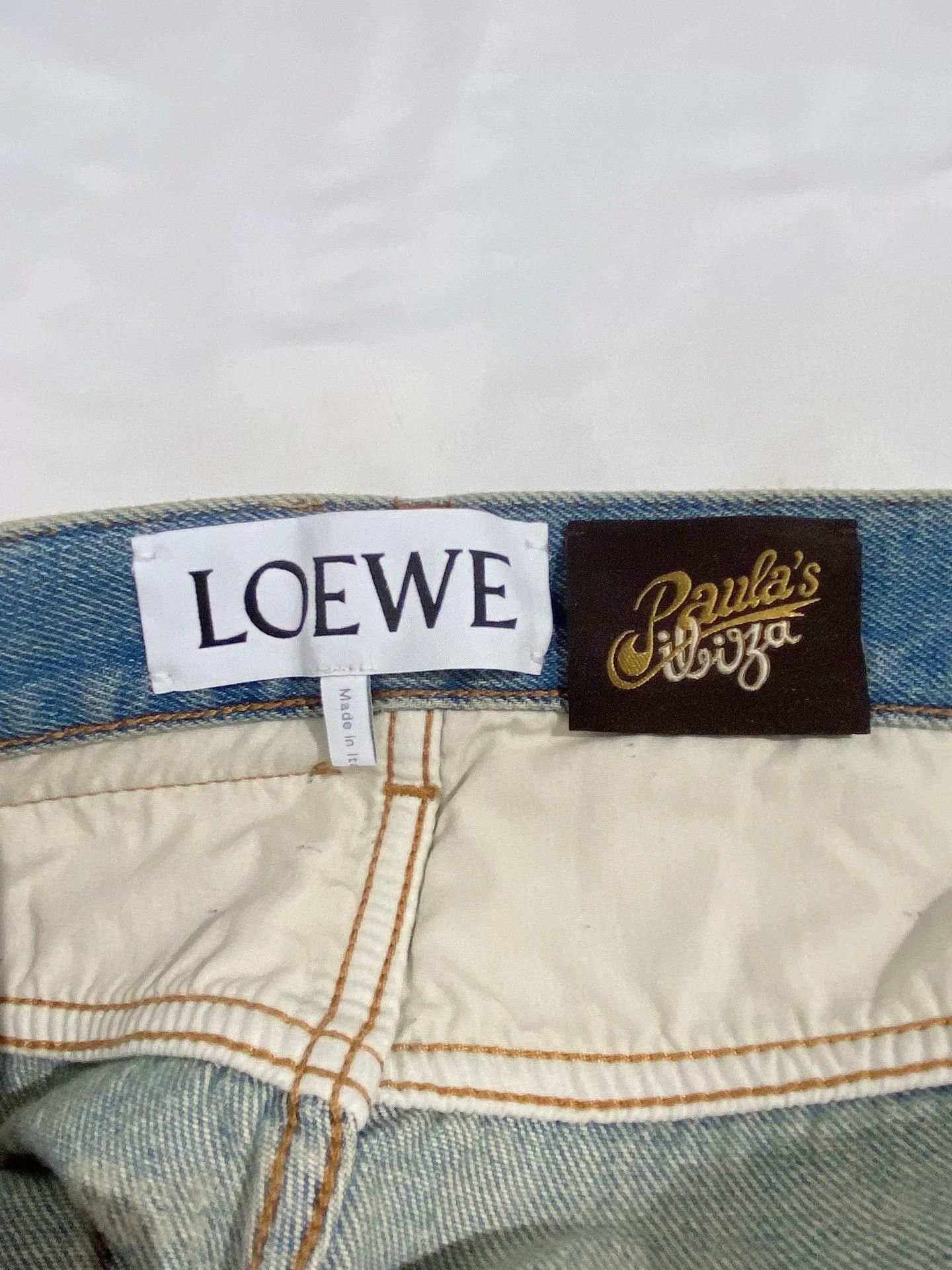 Loewe Loewe Moon Phase Denim Shorts Size US 38 / EU 54 - 6 Thumbnail