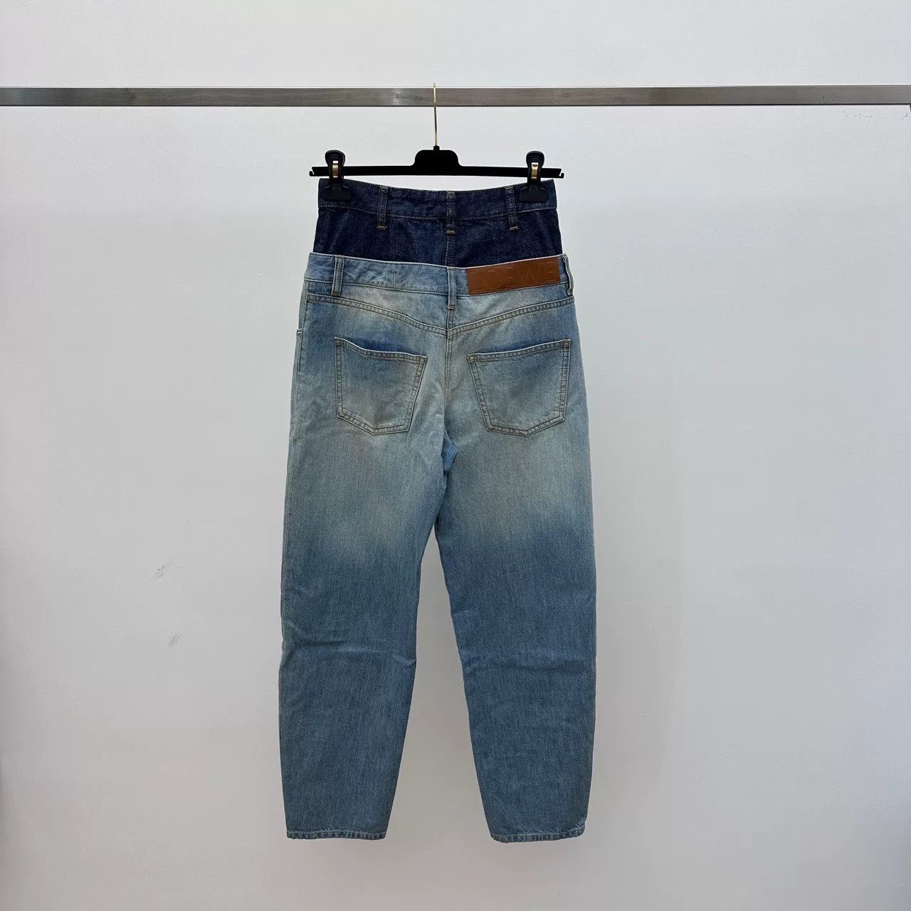Loewe LOEWE Patchwork Washed Denim Jeans 36 Size US 36 / EU 52 - 2 Thumbnail