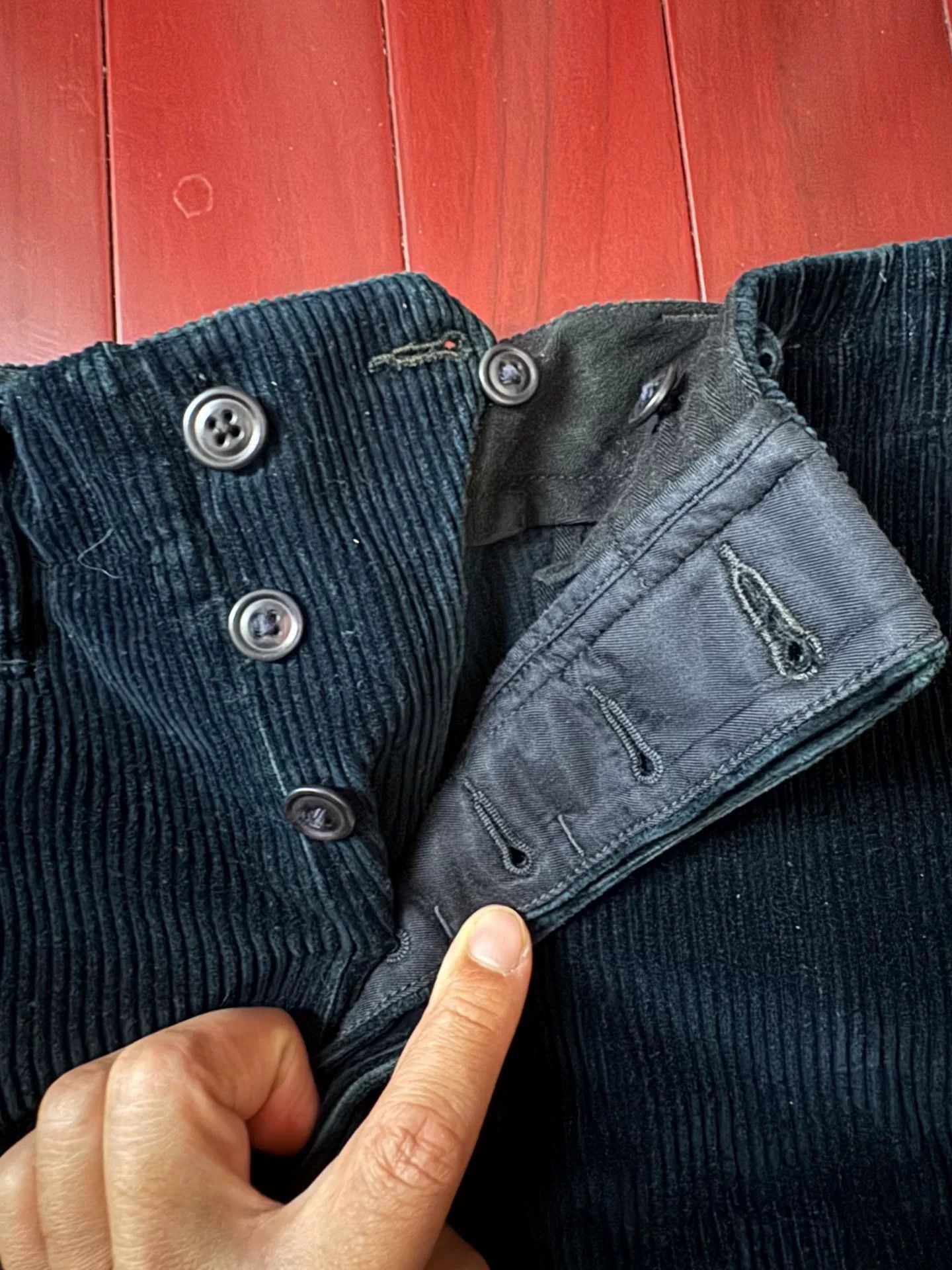 RRL Ralph Lauren RRL Indigo Corduroy Trousers 2023 Size US 32 / EU 48 - 2 Thumbnail
