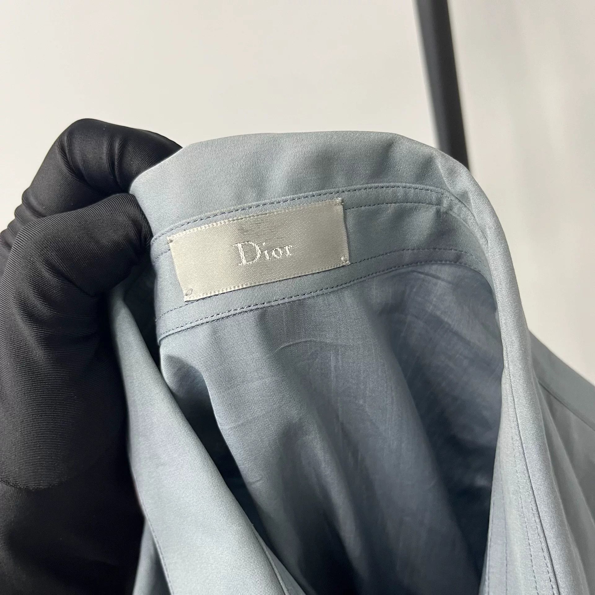 Dior Dior Men's Gray Casual Long Sleeve Shirt Size US S / EU 44-46 / 1 - 3 Thumbnail