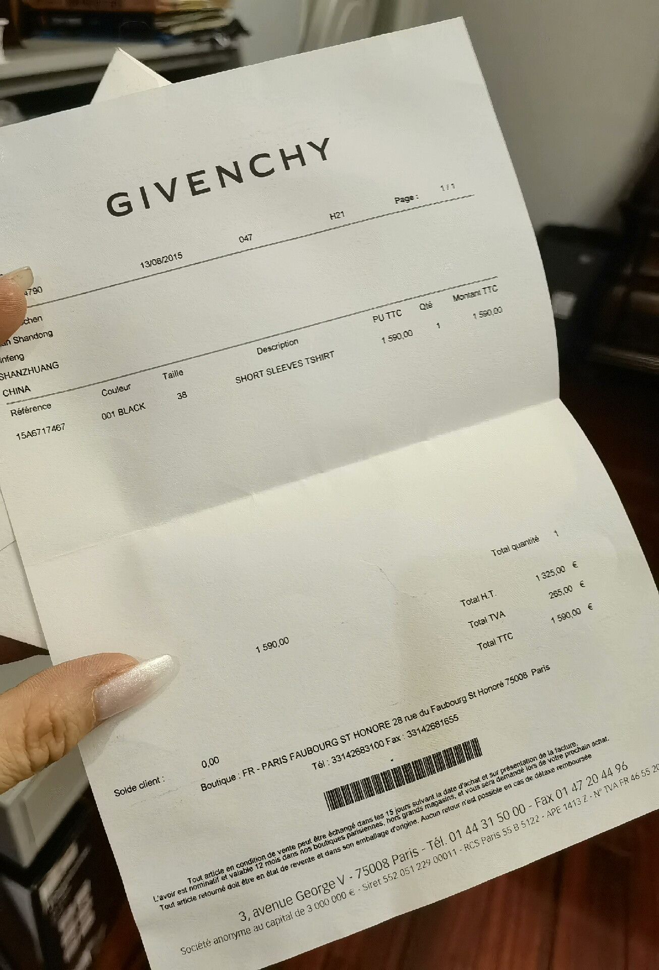Givenchy Givenchy Limited Edition Crystal Embellished T-shirt Size US XS / EU 42 / 0 - 6 Thumbnail