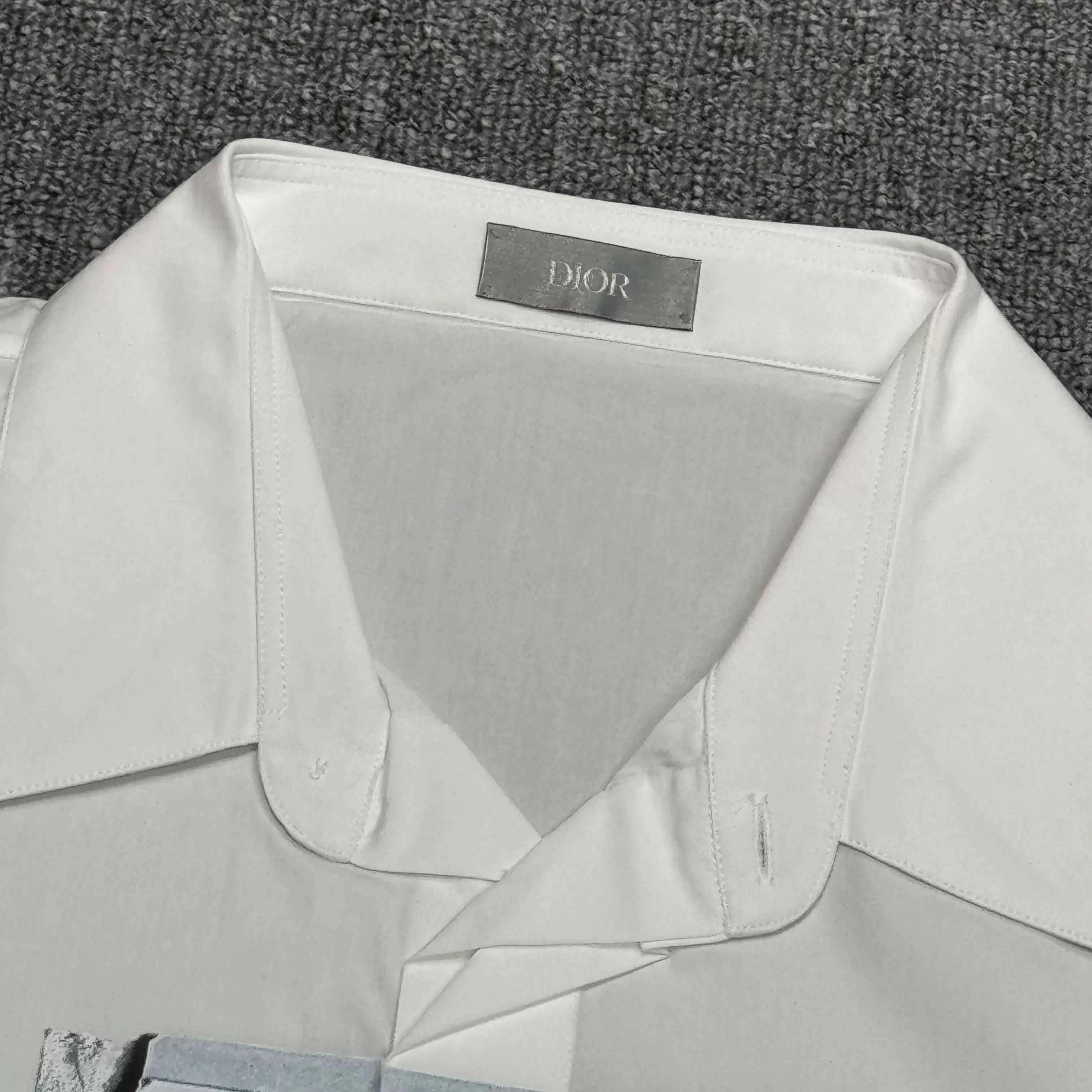 Dior Dior x Daniel Arsham White Long Sleeve Shirt Size US L / EU 52-54 / 3 - 4 Thumbnail