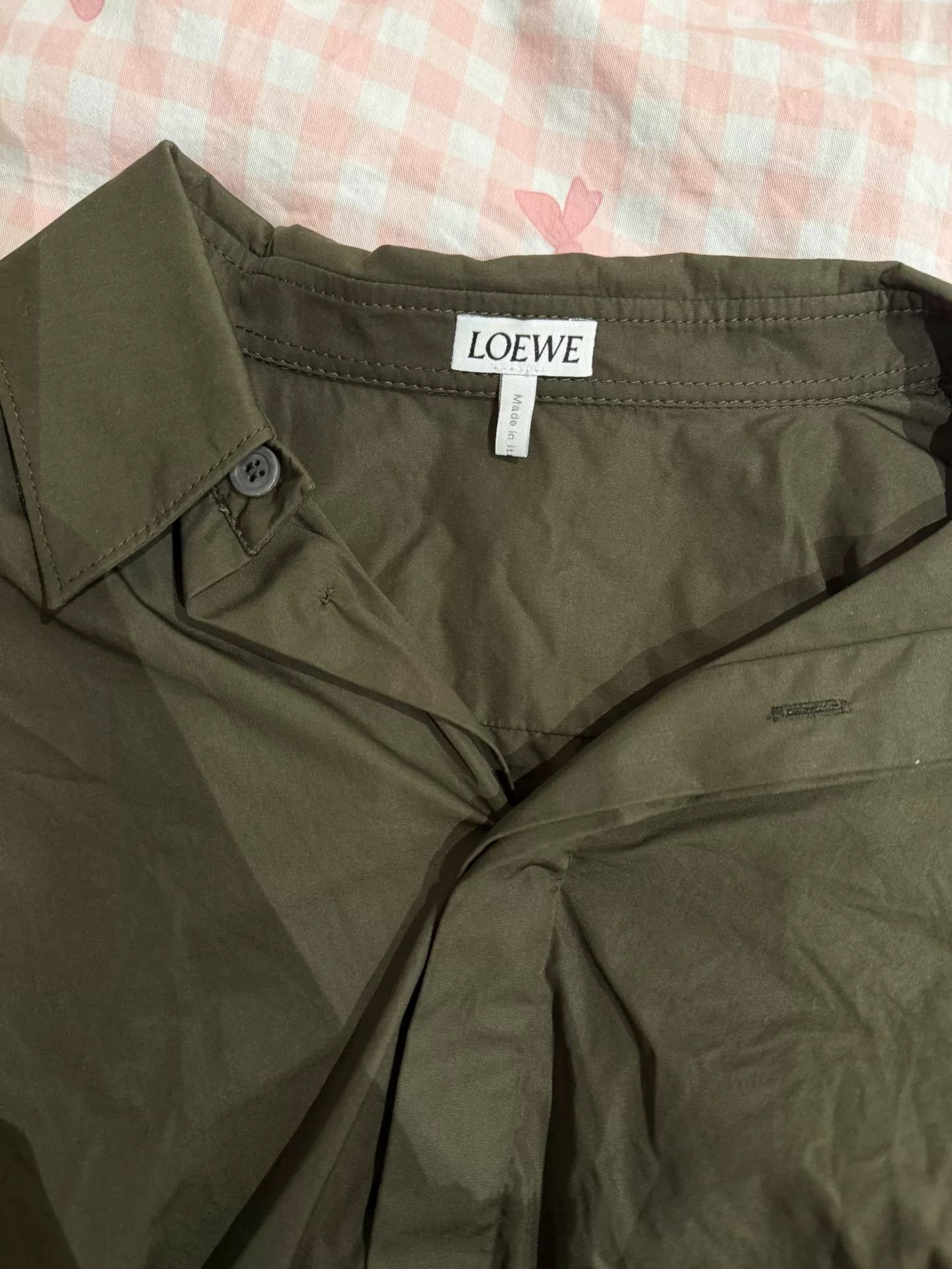 Loewe Loewe Military Green XS Shirt Size US XS / EU 42 / 0 - 3 Thumbnail