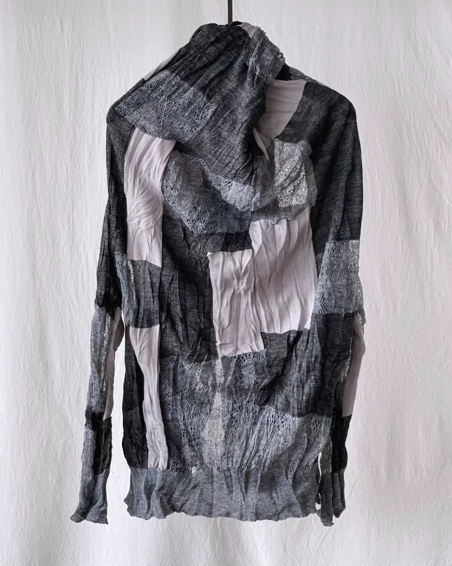 Junya Watanabe elegant layered cardigan with lace detail Size US S / EU 44-46 / 1 - 7 Thumbnail