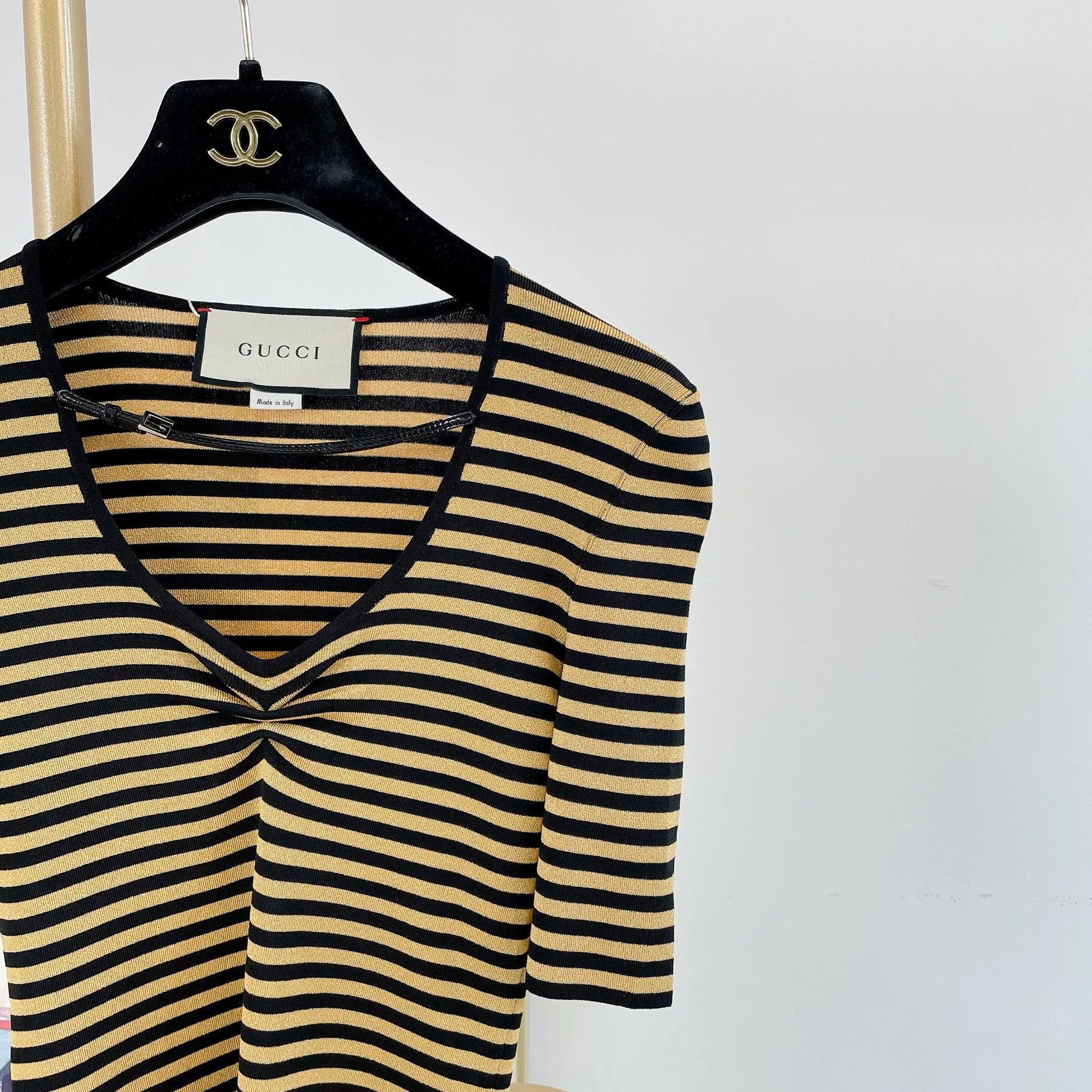 Gucci gucci striped knit top size xs Size US XS / EU 42 / 0 - 4 Thumbnail