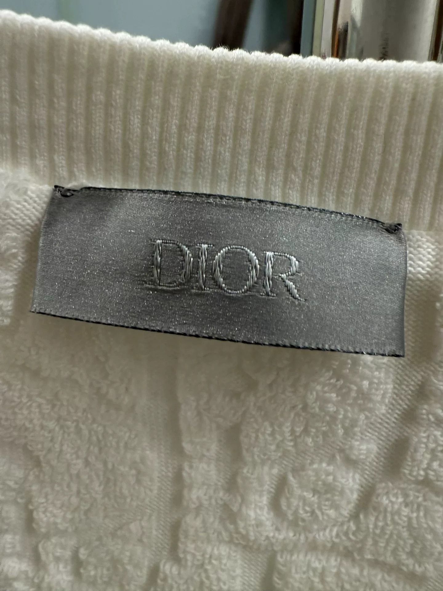 Dior dior oblique logo short sleeve towel top Size US L / EU 52-54 / 3 - 3 Thumbnail