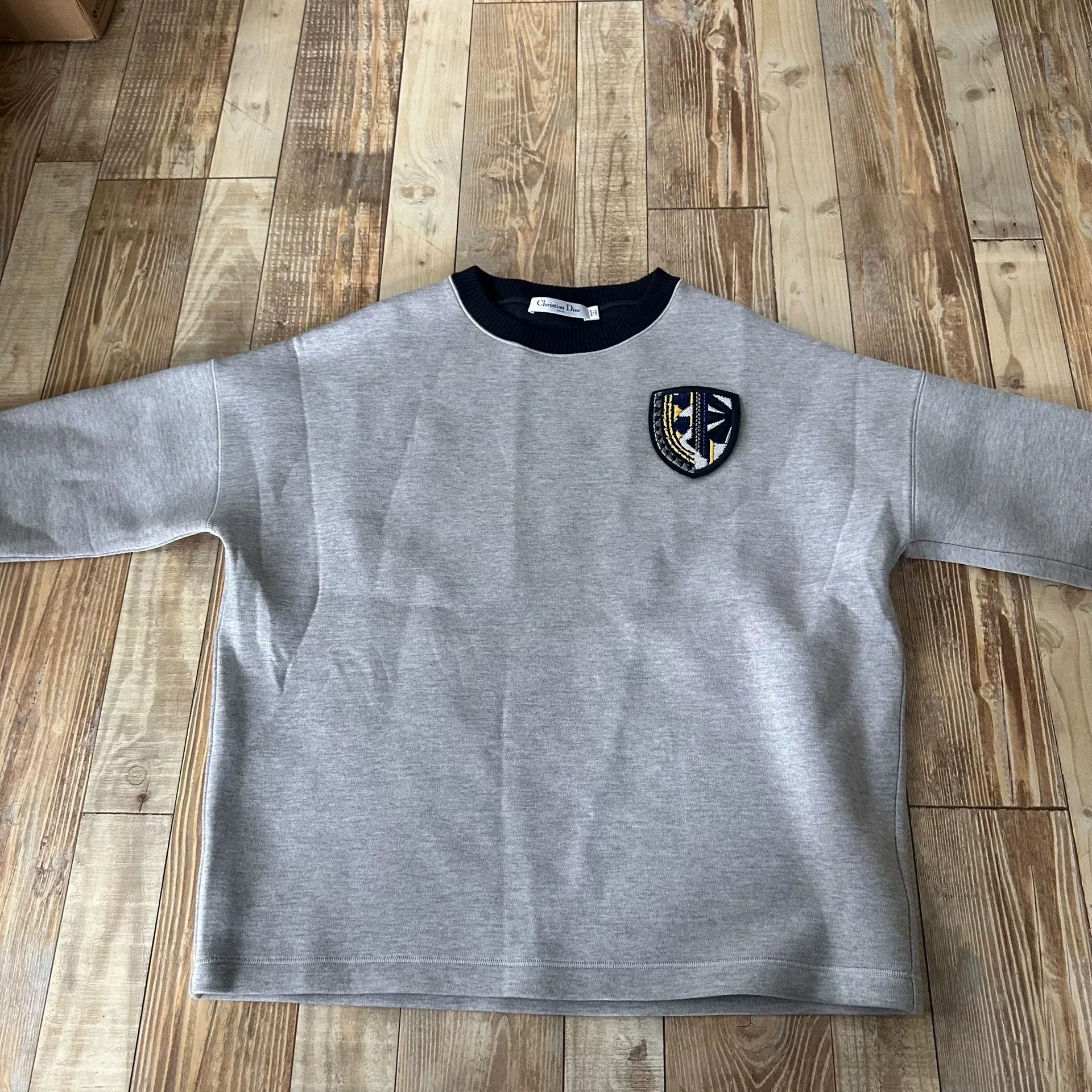 Dior dior embroidered space cotton short sleeve sweatshirt Size US M / EU 48-50 / 2 - 3 Thumbnail