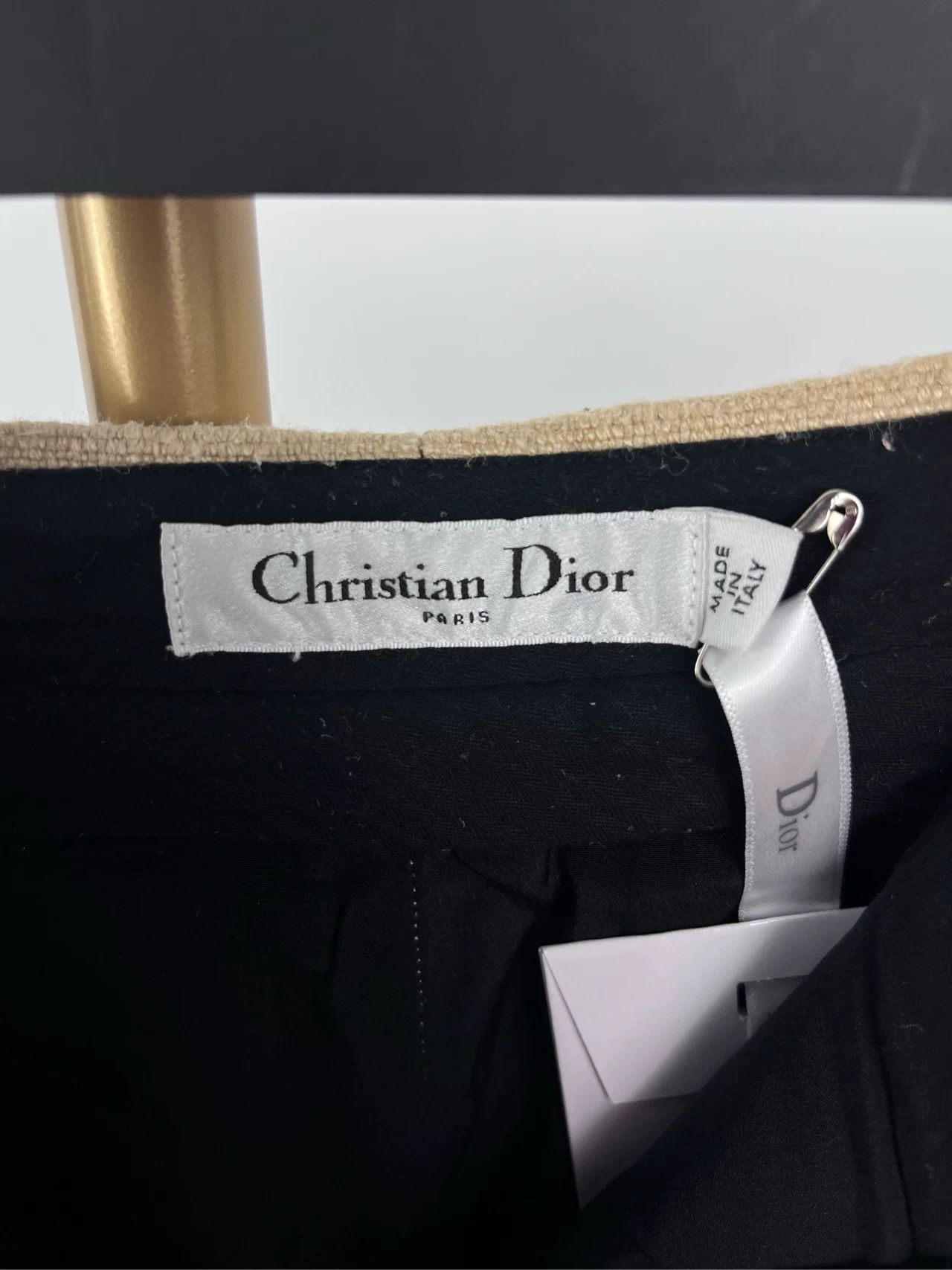Dior dior beige woven print shorts size 34 Size US 34 / EU 50 - 4 Thumbnail