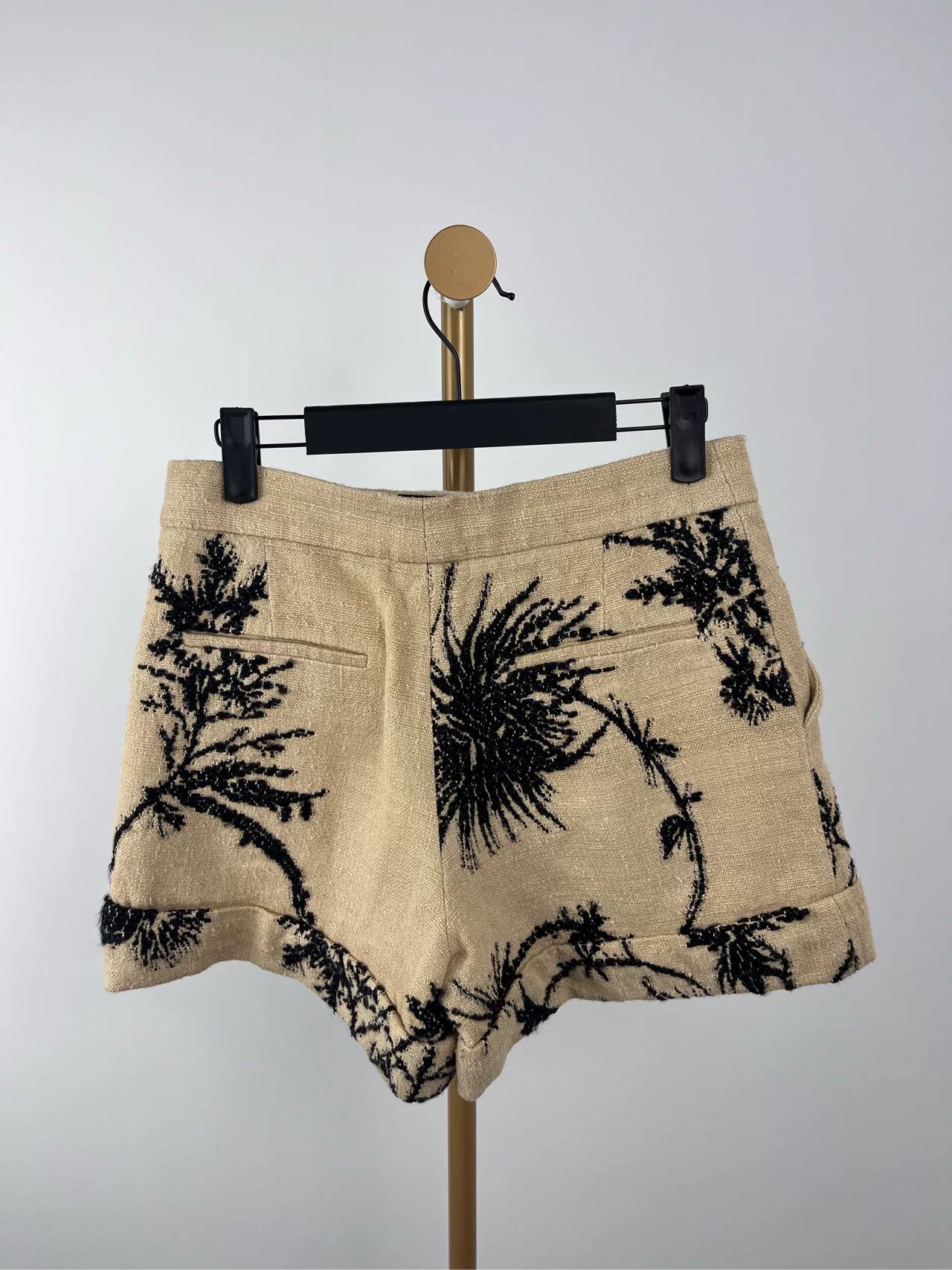 Dior dior beige woven print shorts size 34 Size US 34 / EU 50 - 2 Thumbnail
