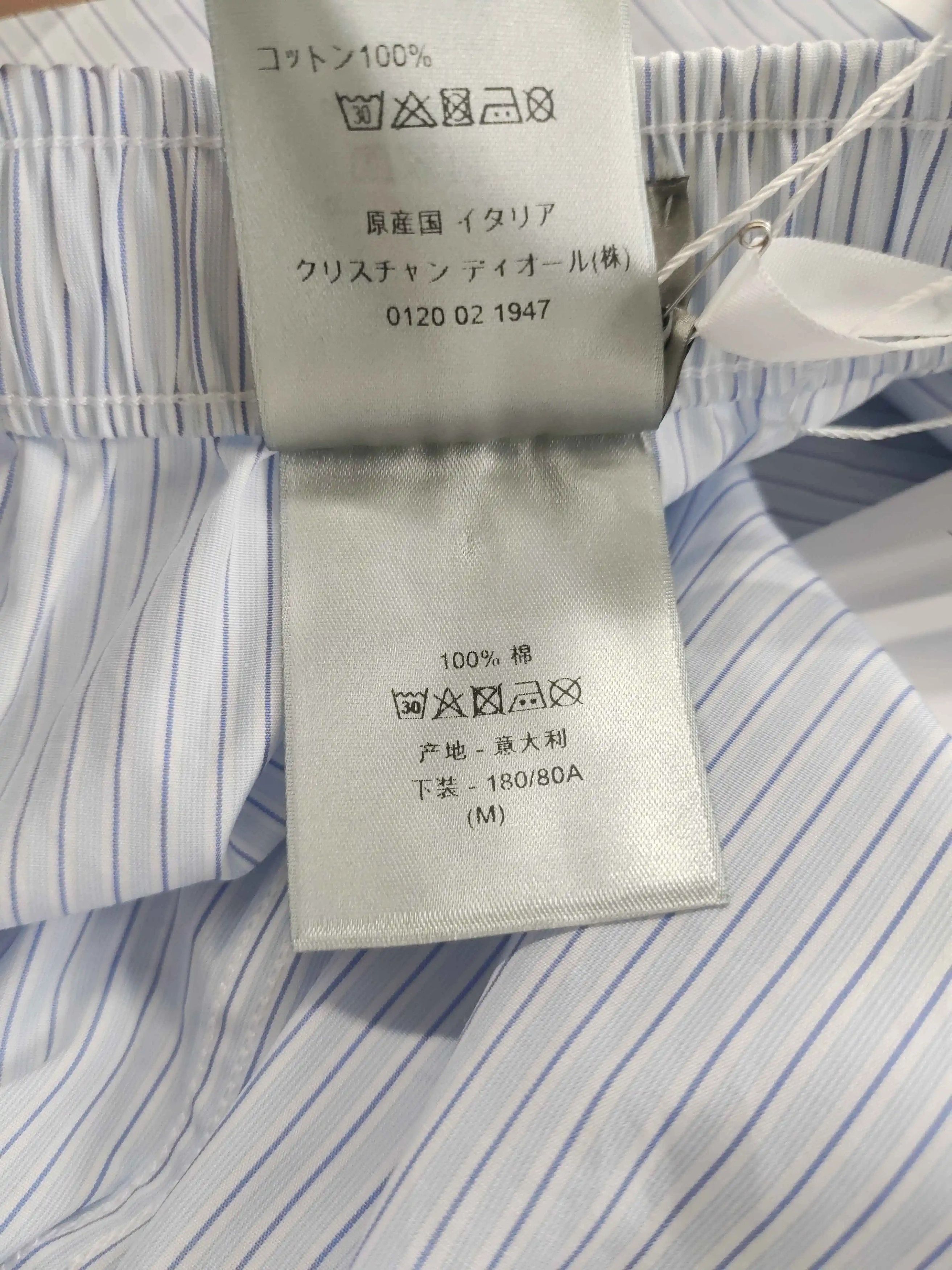 Dior dior blue and white striped shorts Size US 30 / EU 46 - 4 Thumbnail