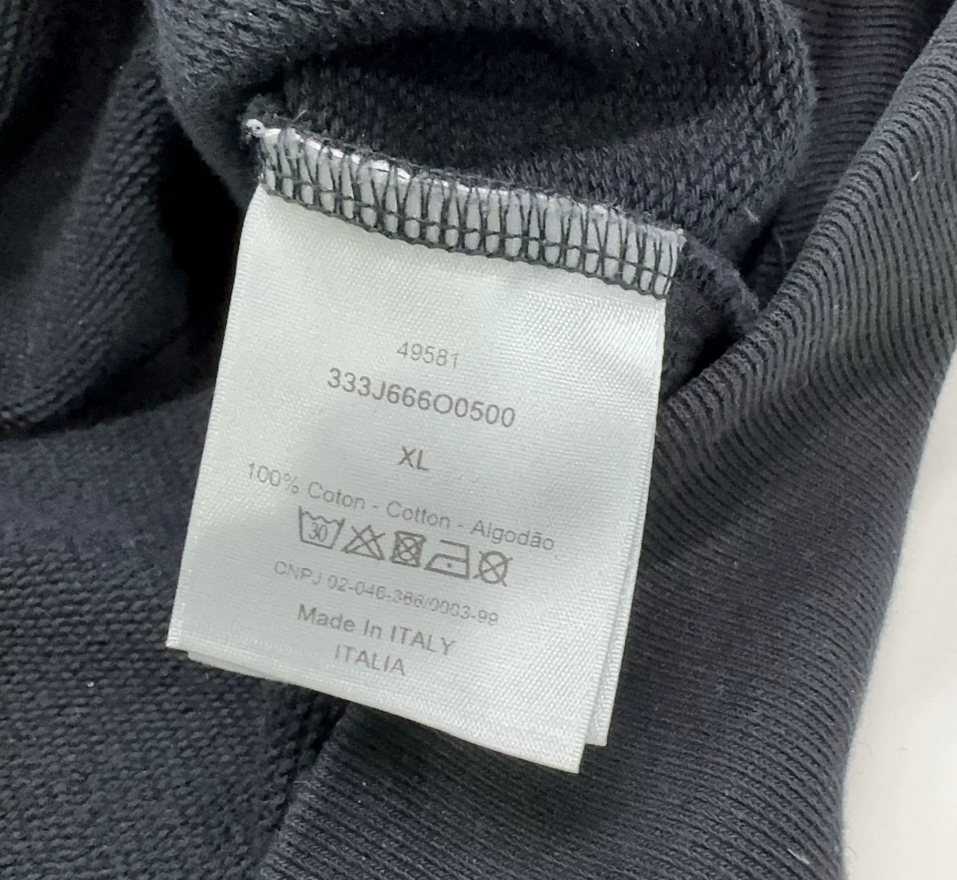Dior dior black embroidered crew neck sweatshirt Size US XL / EU 56 / 4 - 4 Thumbnail