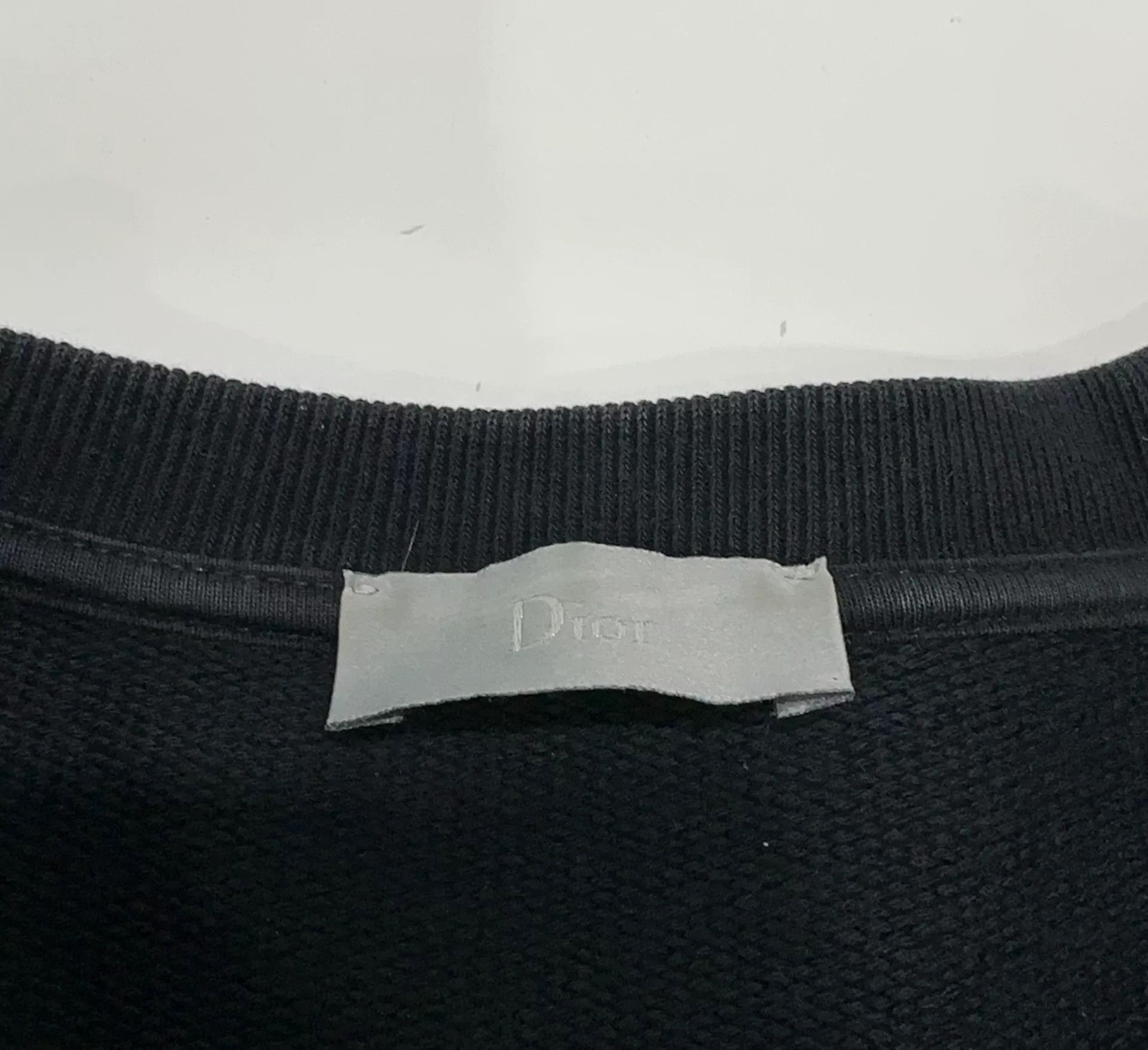 Dior dior black embroidered crew neck sweatshirt Size US XL / EU 56 / 4 - 3 Thumbnail