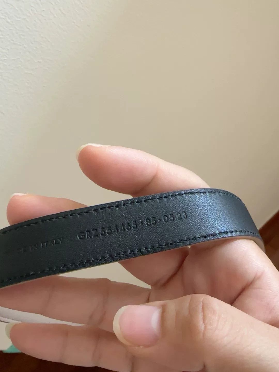Yves Saint Laurent ysl nude leather belt size 85 Size ONE SIZE - 3 Thumbnail