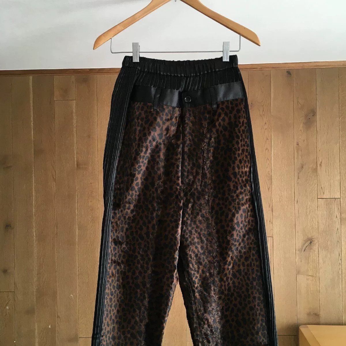 Junya Watanabe junya watanabe leopard print pleated trousers Size US 26 / EU 42 - 3 Thumbnail