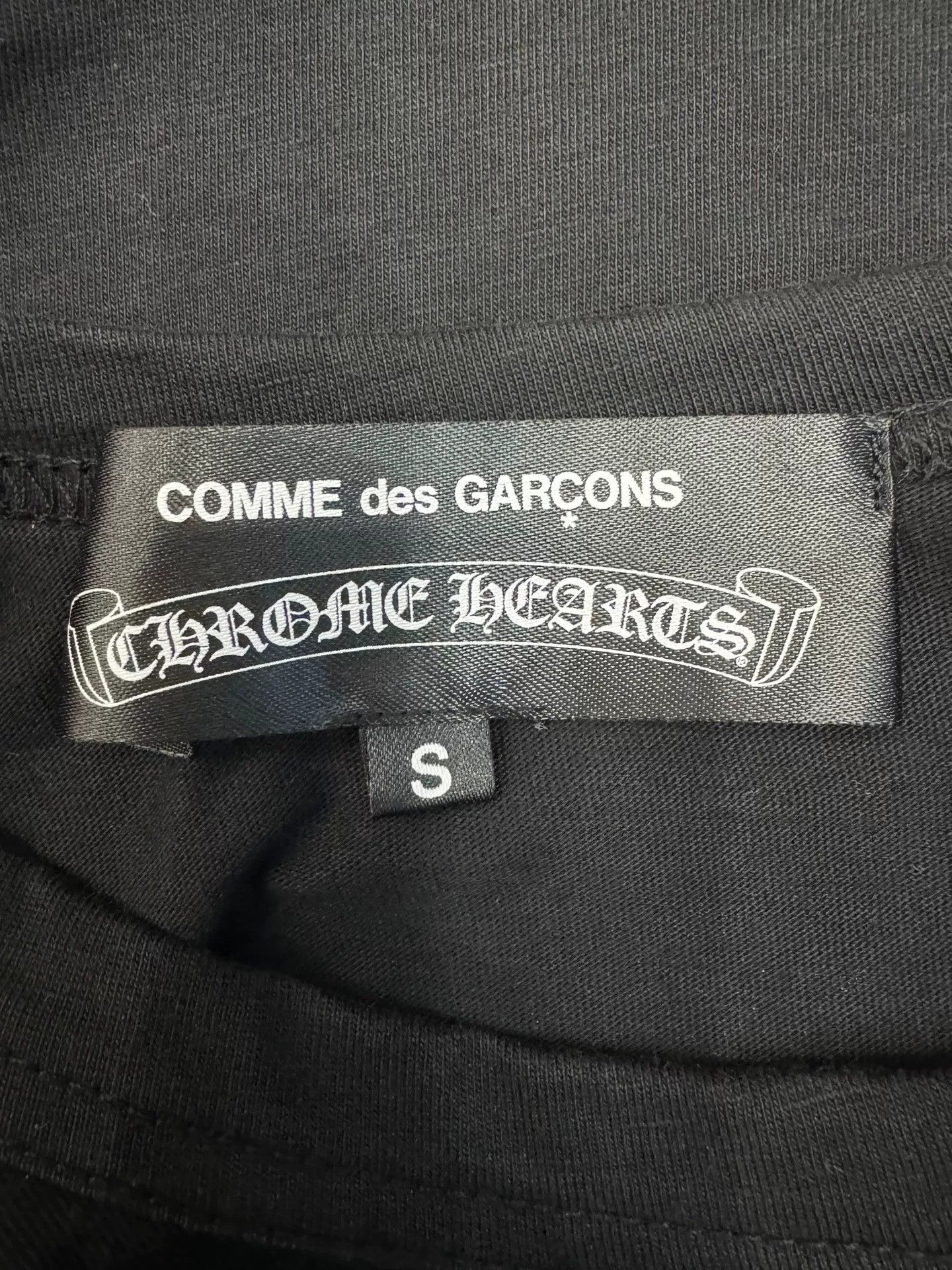 Chrome Hearts chrome hearts x cdg limited edition black tee Size US S / EU 44-46 / 1 - 5 Thumbnail