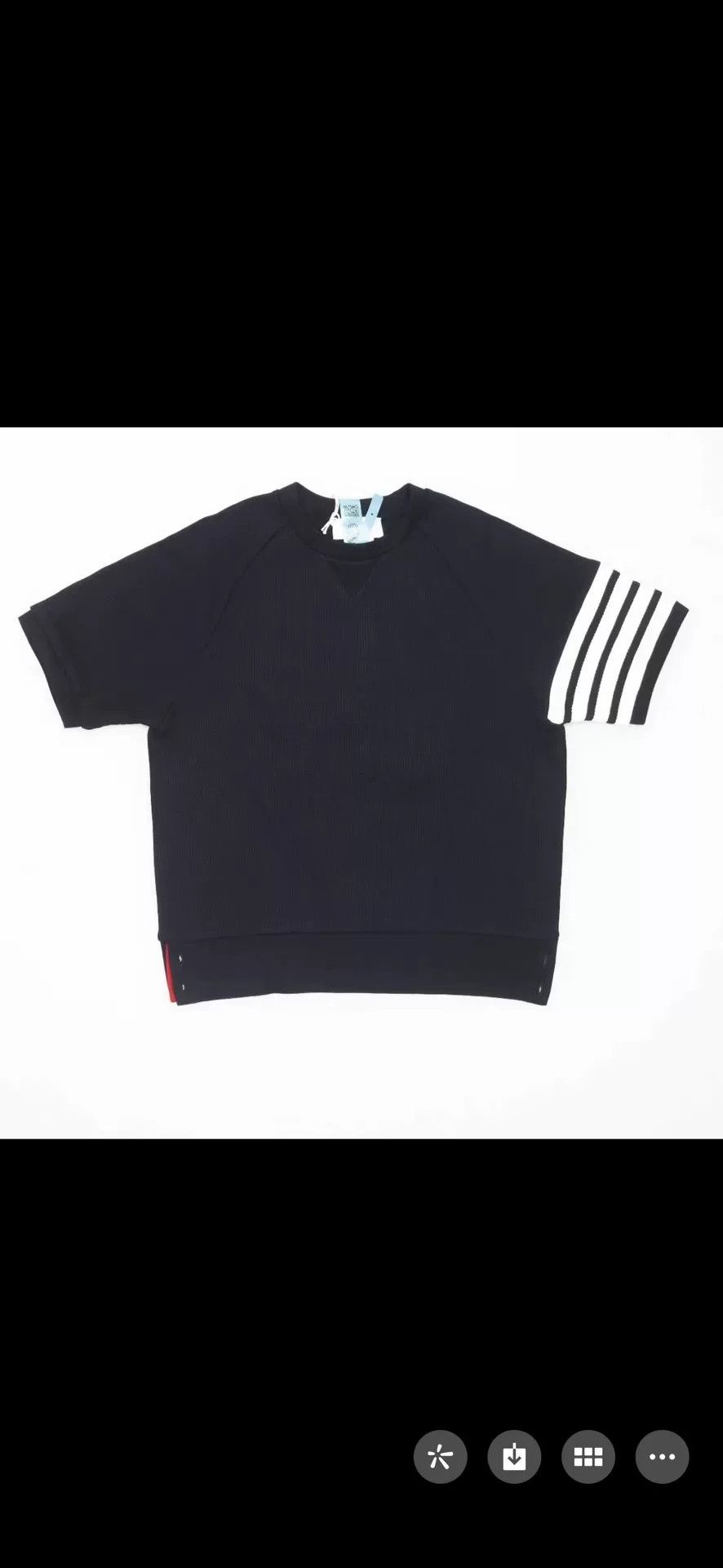 Louis Vuitton new short sleeve navy sweater Size US XXS / EU 40 - 2 Thumbnail