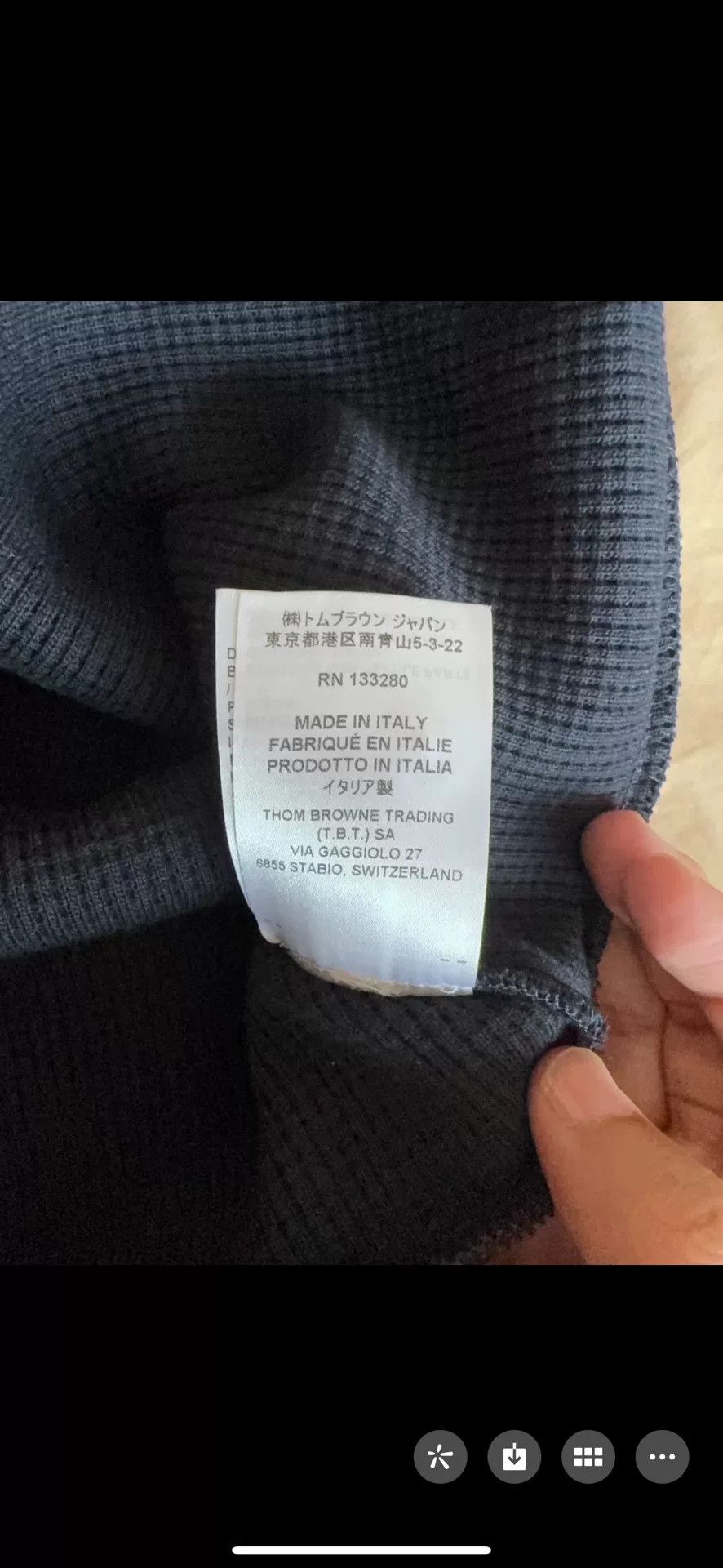 Hermes new short sleeve navy shirt with stripes Size US XS / EU 42 / 0 - 4 Thumbnail