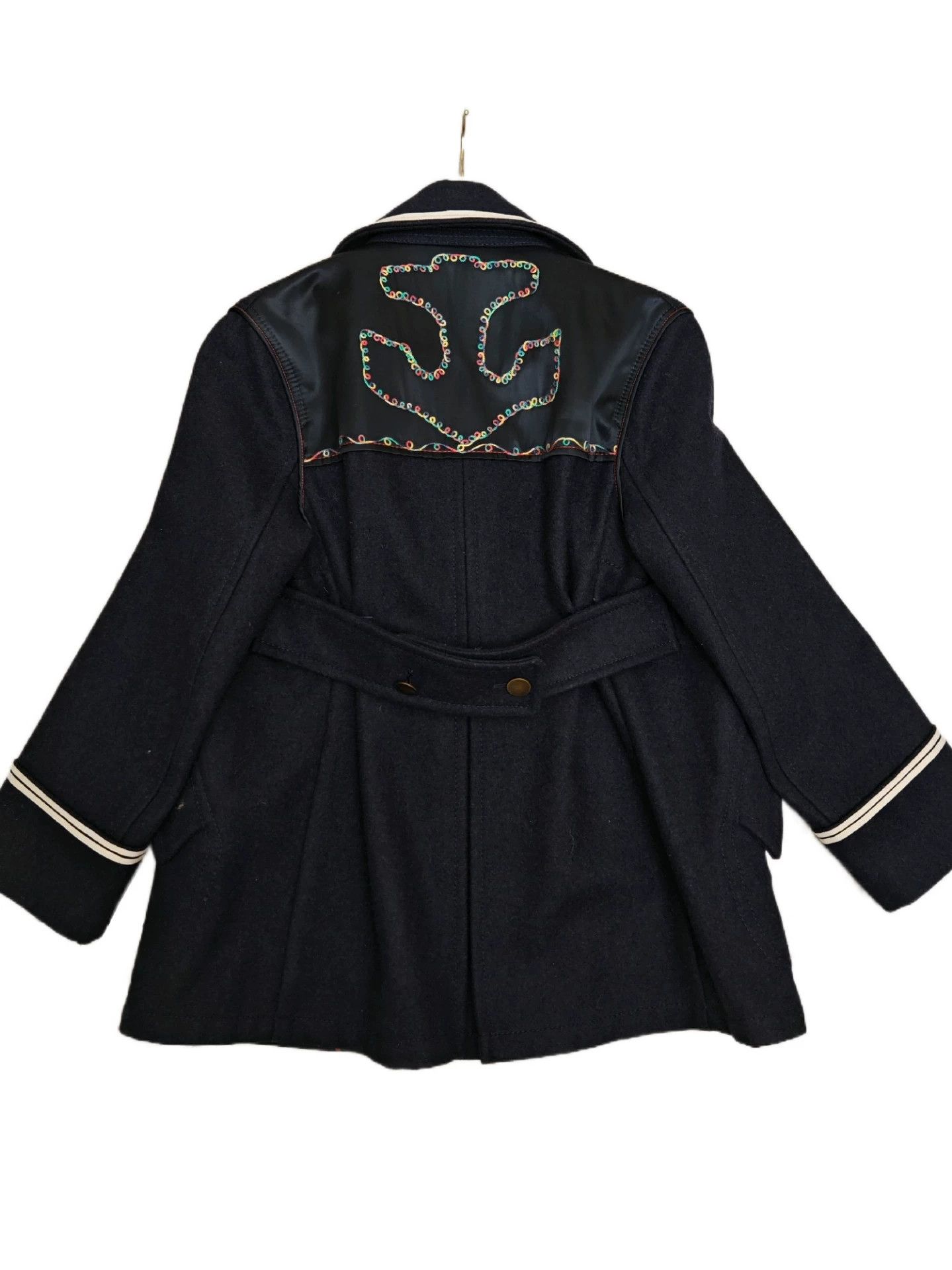 Valentino navy blue Valentino sailor coat Size US M / EU 48-50 / 2 - 2 Thumbnail