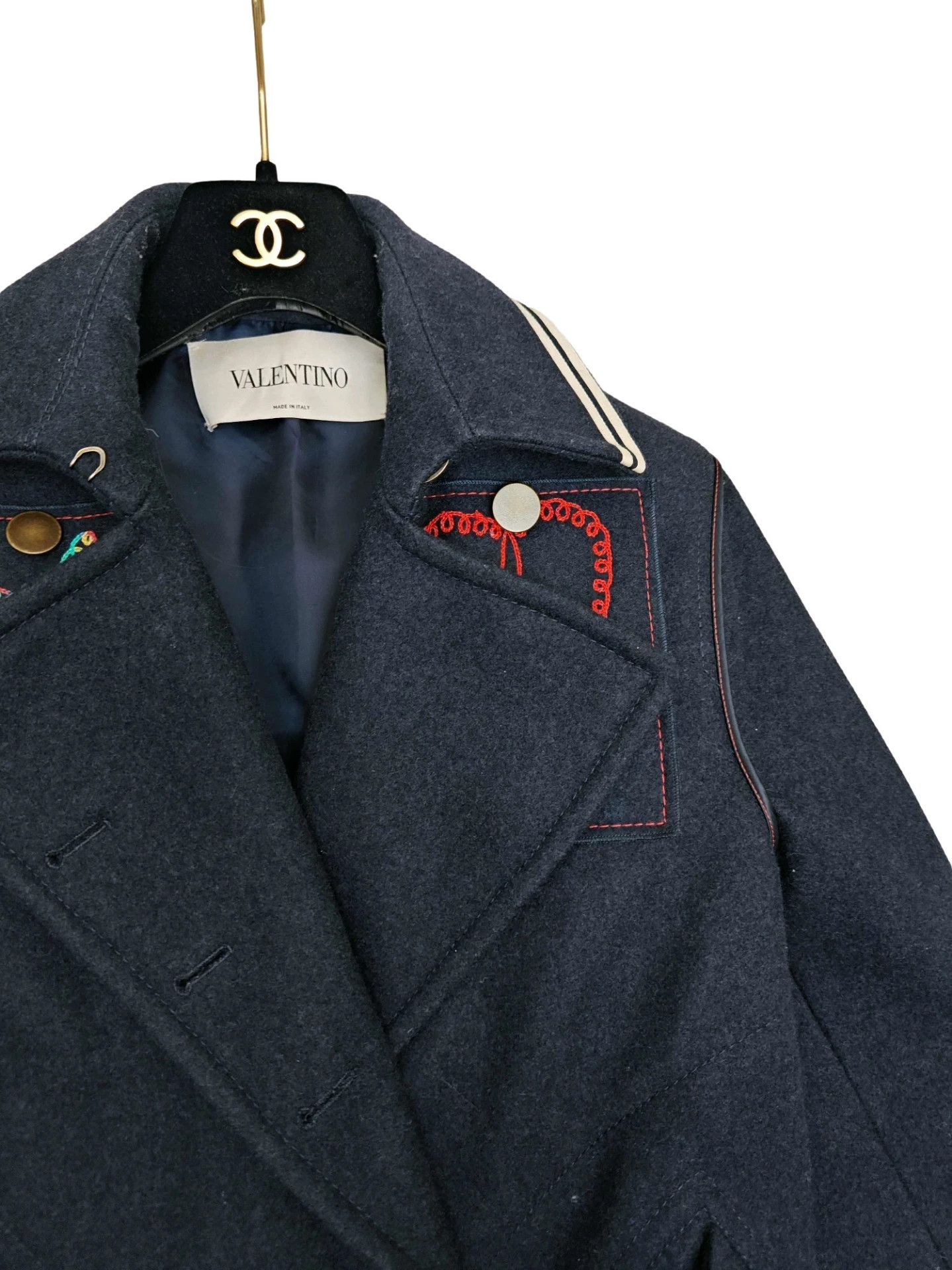 Valentino navy blue Valentino sailor coat Size US M / EU 48-50 / 2 - 3 Thumbnail