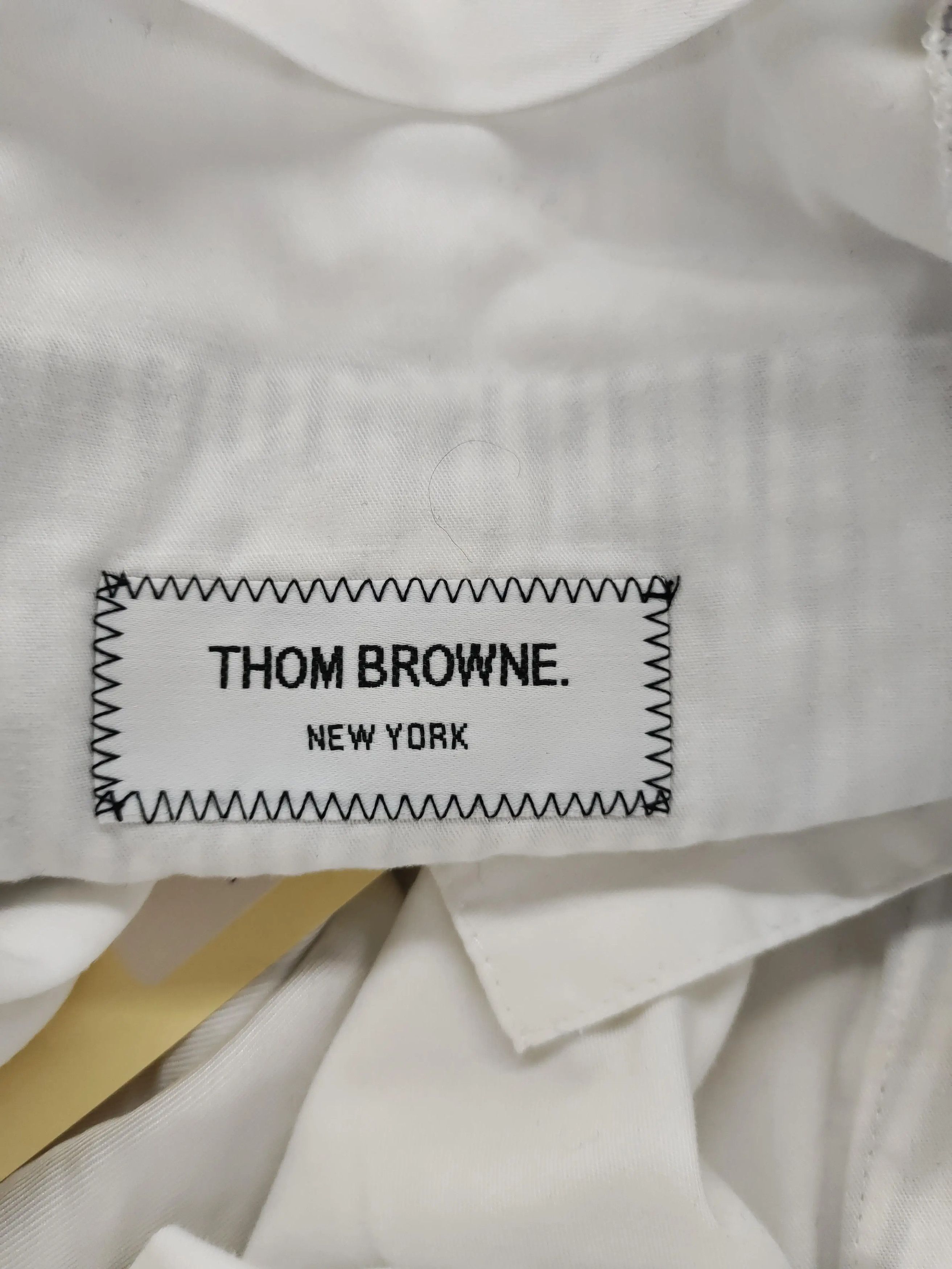 Thom Browne thom browne white gray striped shorts 38 Size US 38 / EU 54 - 3 Thumbnail