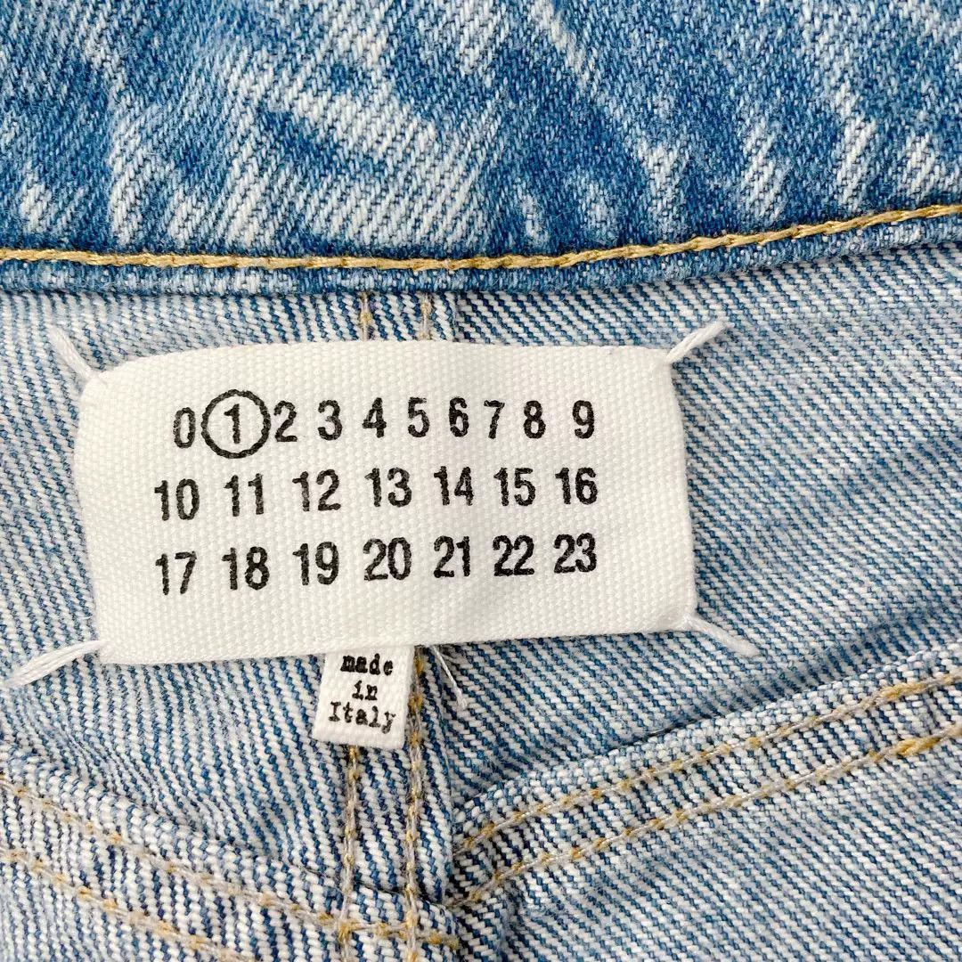 Maison Margiela Maison Margiela Wide-Leg Blue Denim Pants Size US 36 / EU 52 - 7 Thumbnail