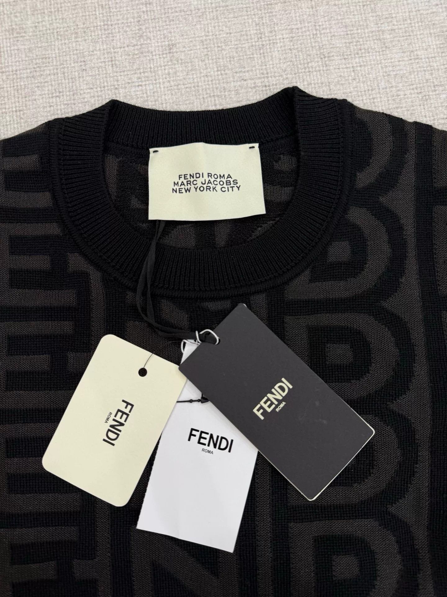 Fendi fendi logo knit pullover sweater Size US M / EU 48-50 / 2 - 4 Thumbnail